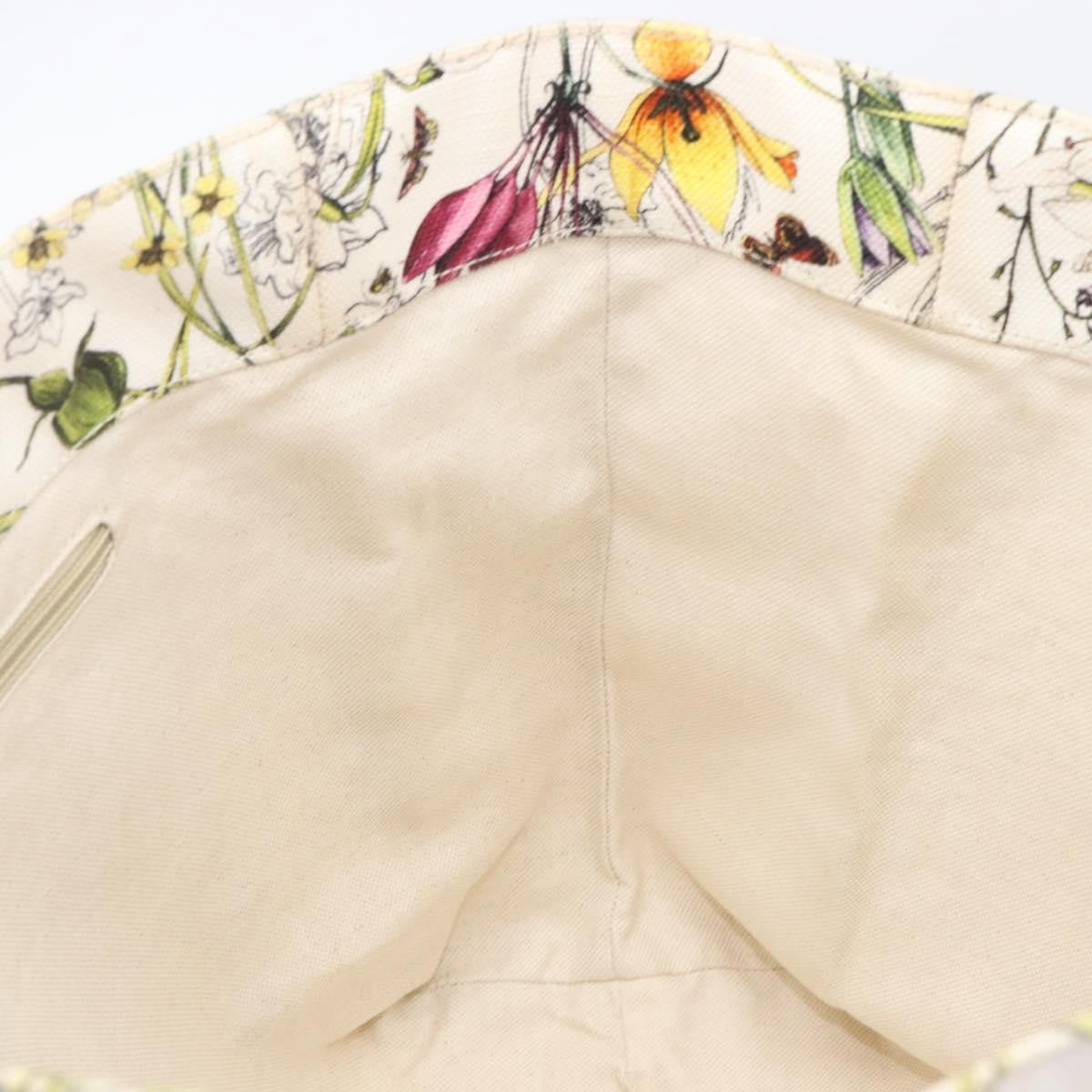 Gucci Open Flora Canvas Multicolour Canvas Tote Bag Bag (Pre-Owned)