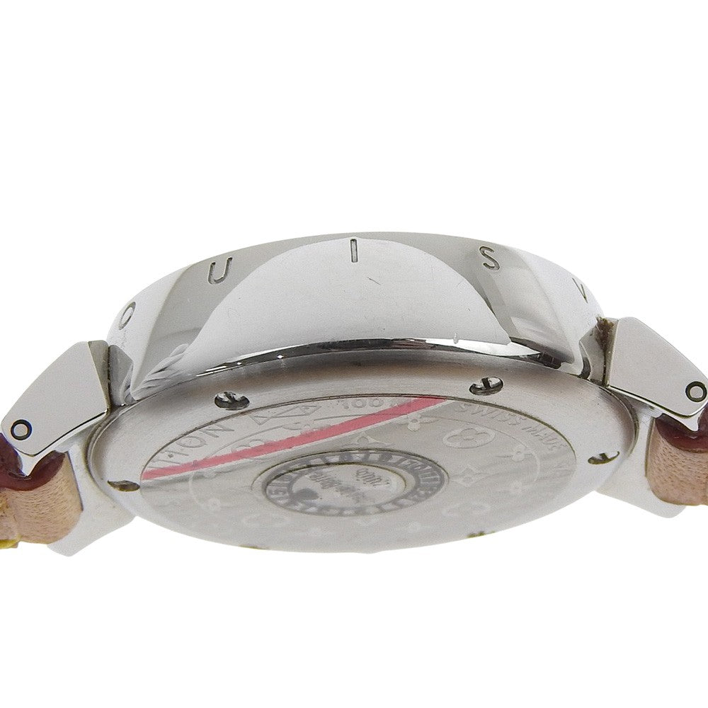 Louis Vuitton Tambour Quartz Stainless Steel Watch (Pre-Owned)