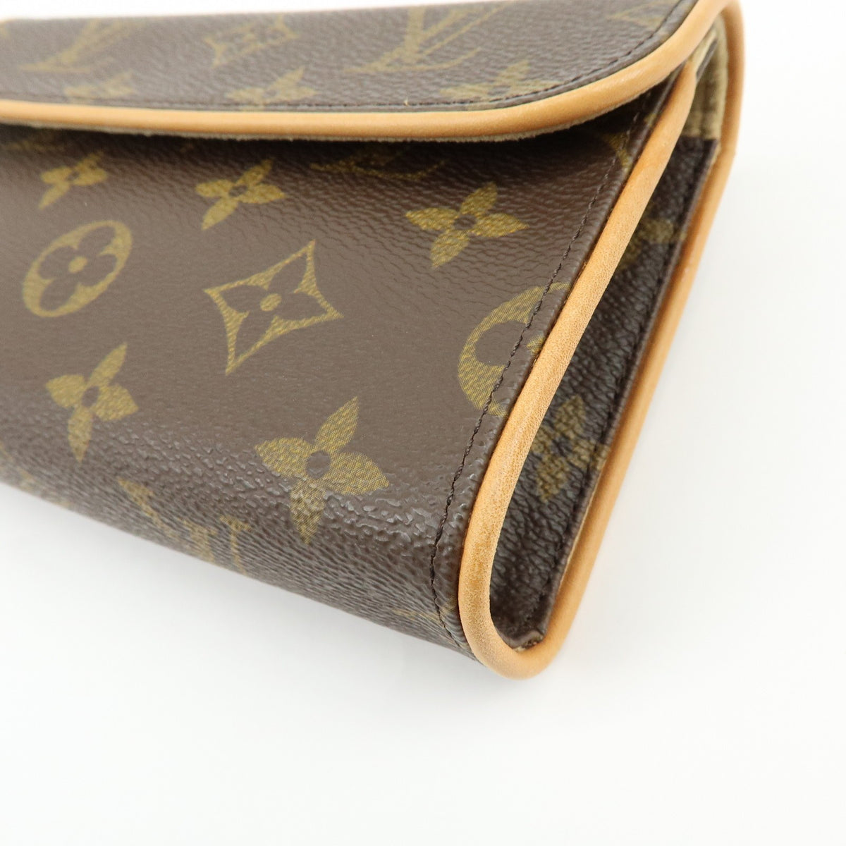 Louis Vuitton Florentine Waist Monogram Canvas Brown Canvas Handbag (Pre-Owned)