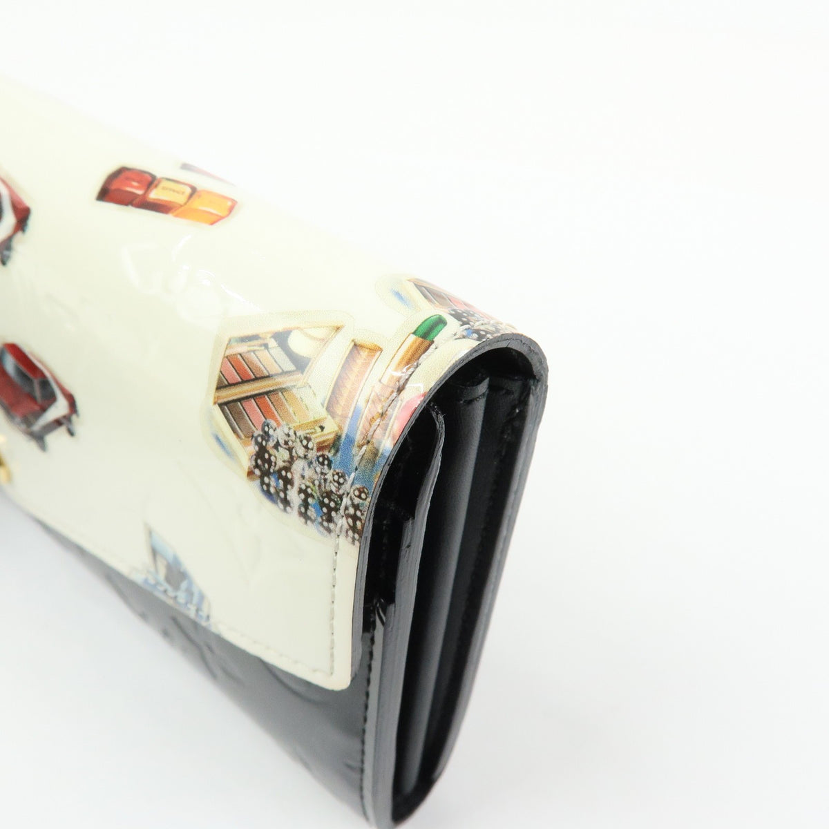 Louis Vuitton Sarah Wallet Nm Limited Edition Stickers Monogram Vernis Multicolour Patent_Leather Wallets Accessory (Pre-Owned)