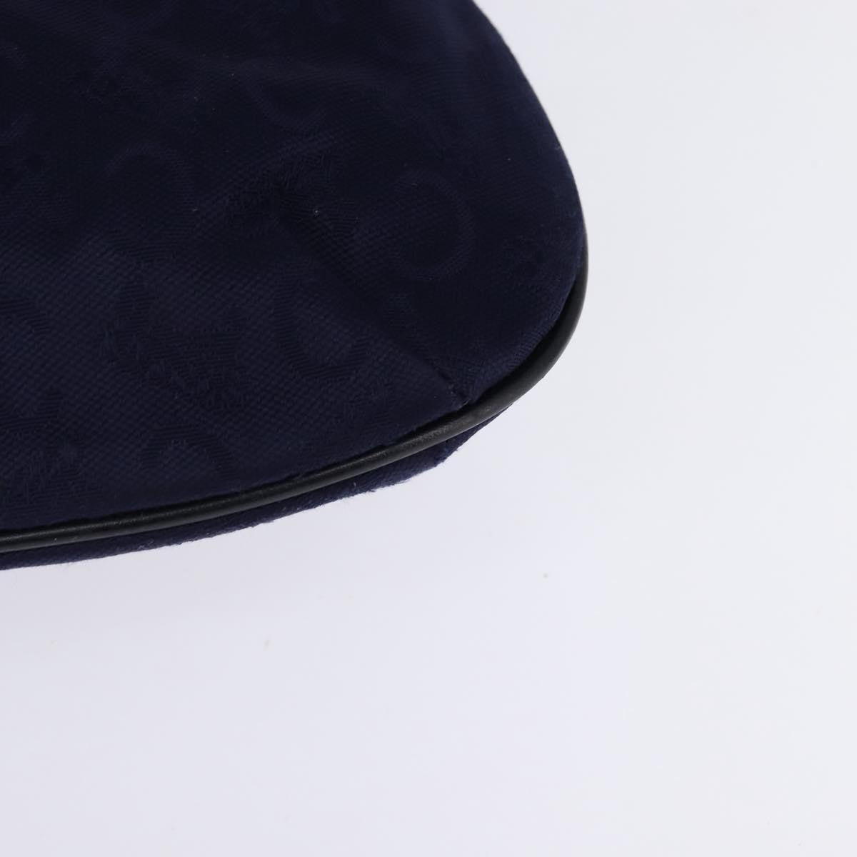 Celine C Sulky Canvas Navy Canvas Handbag (Pre-Owned)
