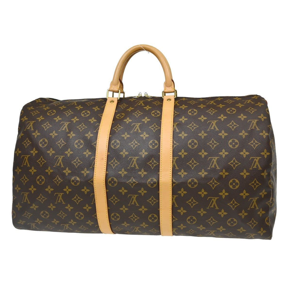 Louis Vuitton Keepall Monogram Canvas Brown Canvas Travel Bag Bag (Pre-Owned)