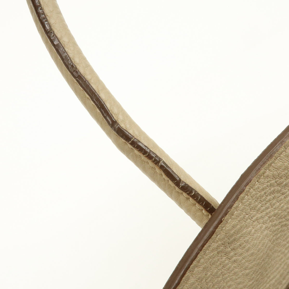 Prada Front Pocket Wing Convertible Vitello Daino Beige Leather Tote Bag Bag (Pre-Owned)