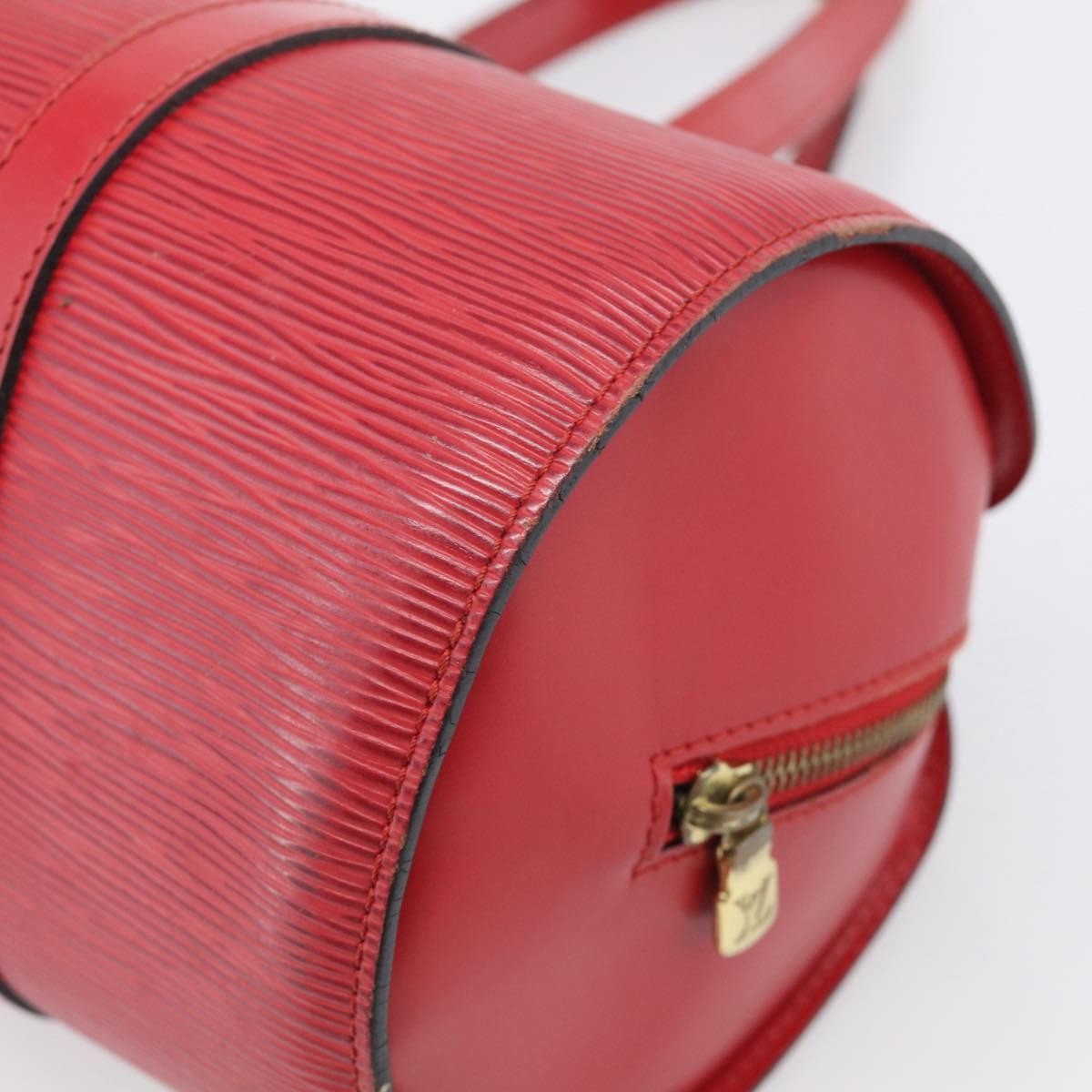 Louis Vuitton Soufflot Epi Leather Red Leather Tote Bag Bag (Pre-Owned)