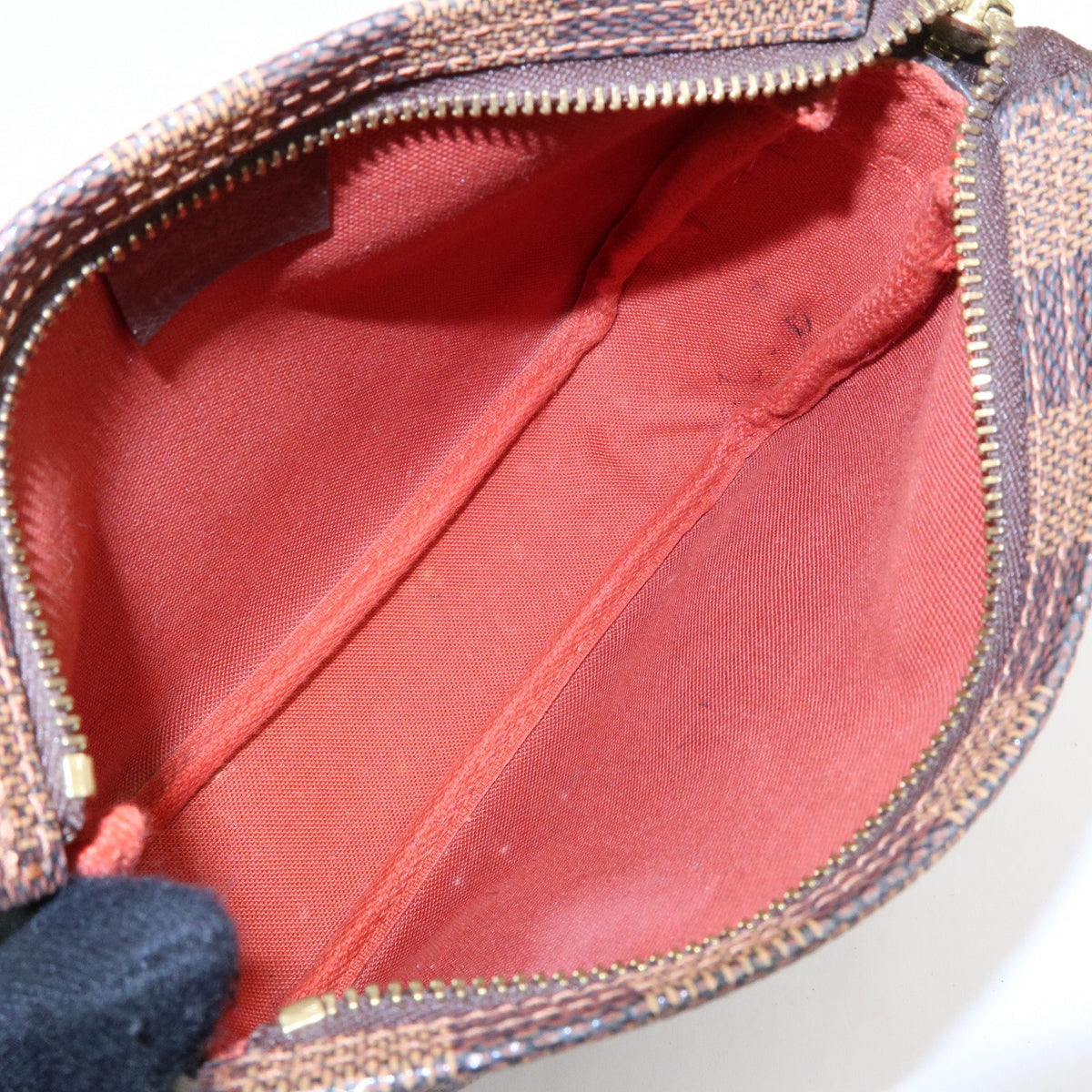 Louis Vuitton Trousse Make Up Damier Brown Canvas Clutche & Pouche Bag (Pre-Owned)