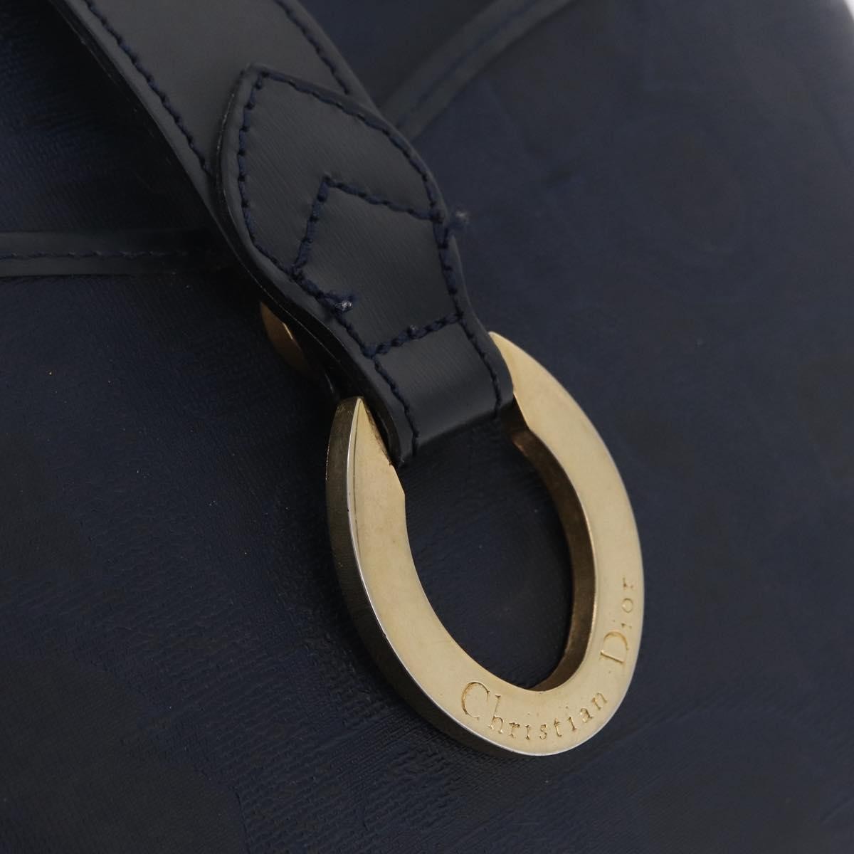 Christian Dior Trotter Canvas Navy Canvas Handbag (Pre-Owned)