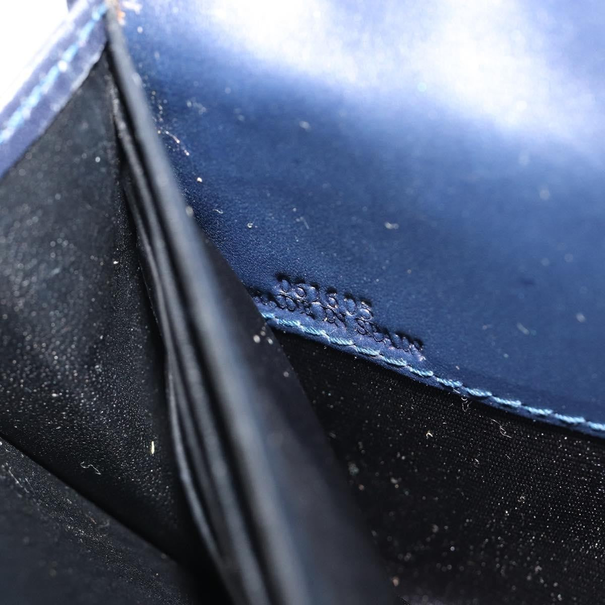 Loewe Anagram Leather Navy Leather Wallets Accessory (Pre-Owned)