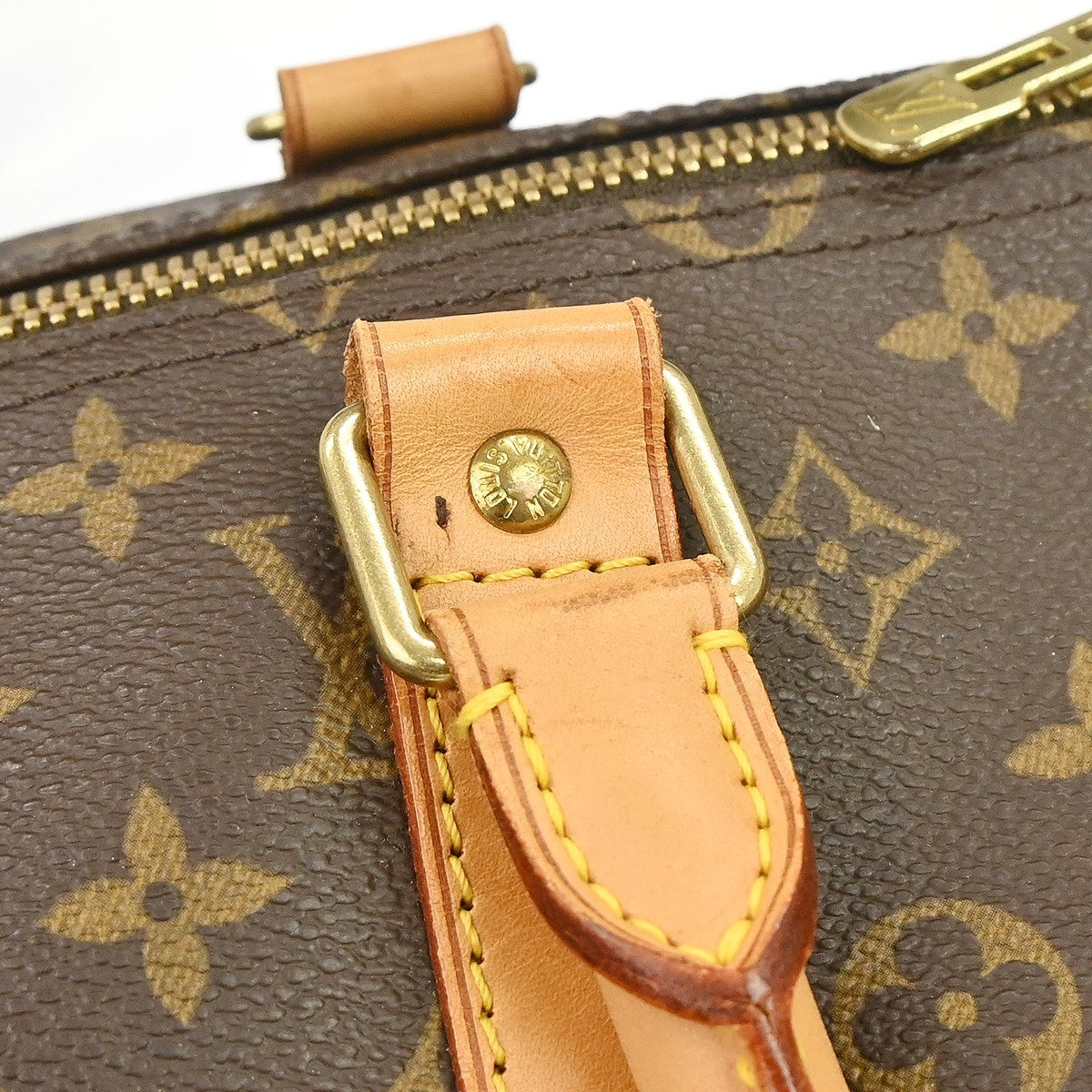 Louis Vuitton Keepall Monogram Canvas Brown Canvas Travel Bag Bag (Pre-Owned)