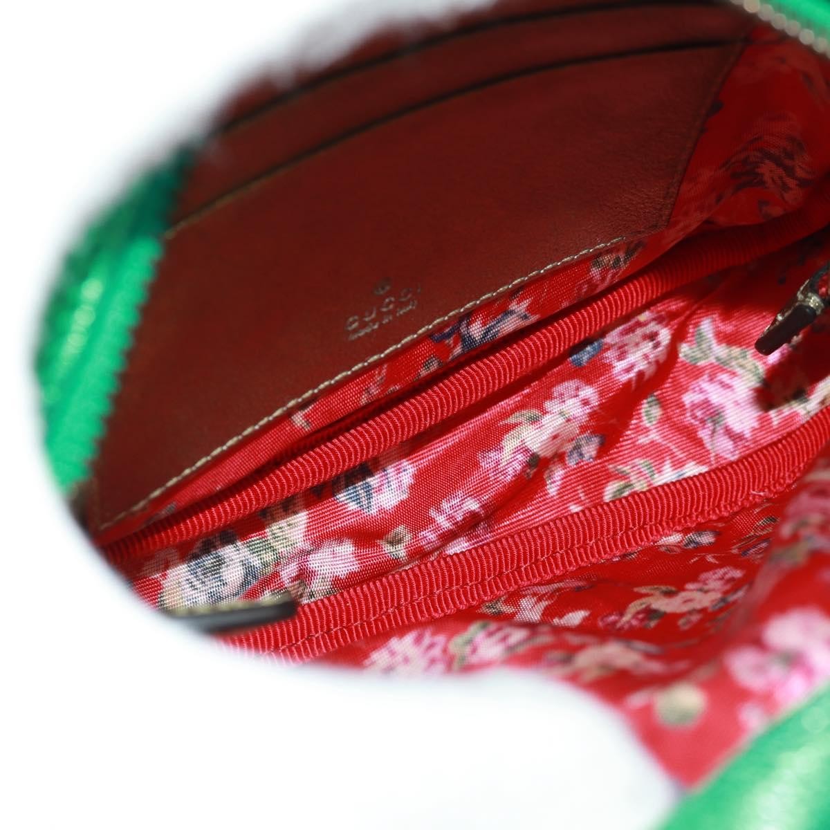 Gucci Trapuntata Camera Quilted Laminated Leather Red Leather Shoulder Bag Bag (Pre-Owned)