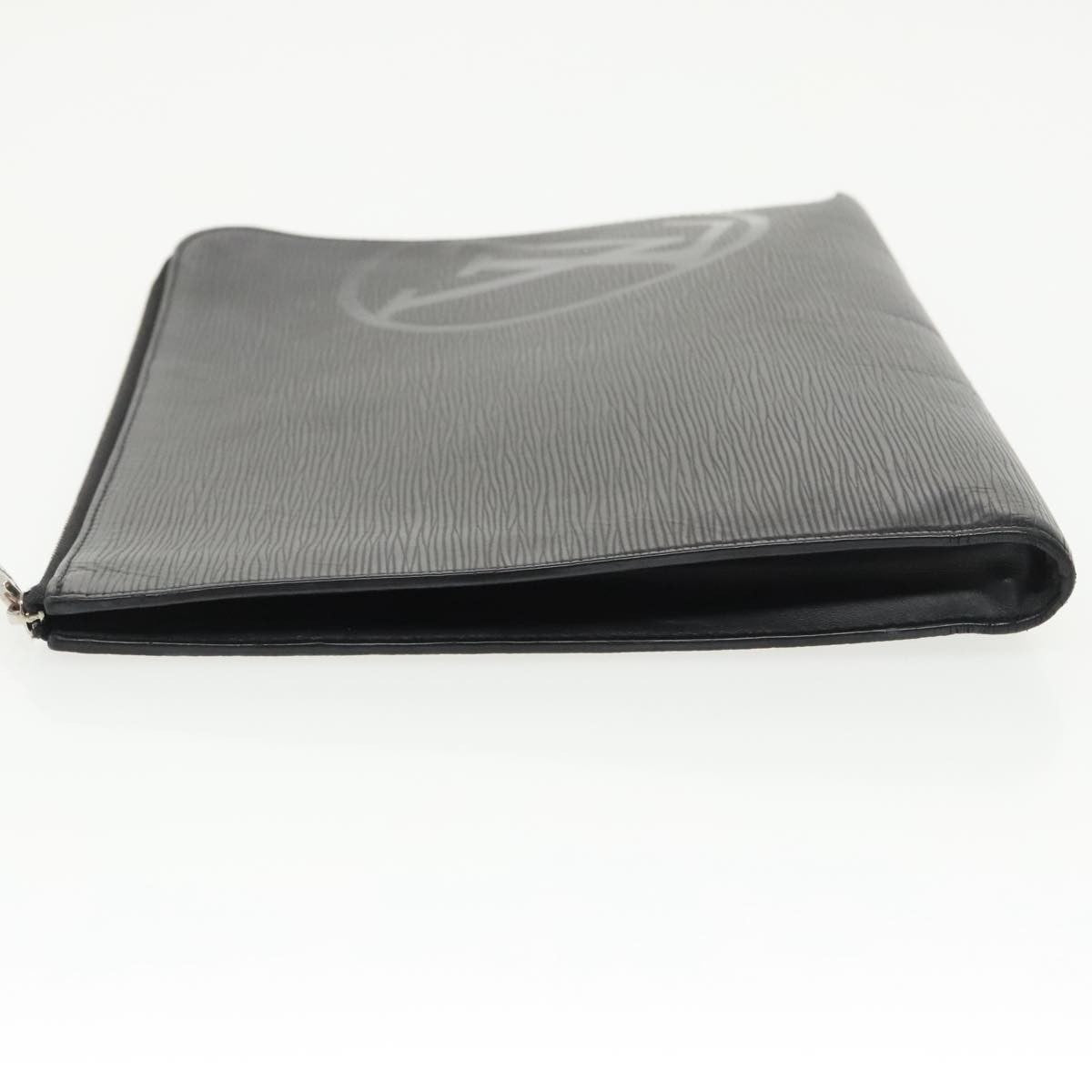 Louis Vuitton Pochette Jour Initials Epi Leather Black Leather Clutche & Pouche Bag (Pre-Owned)