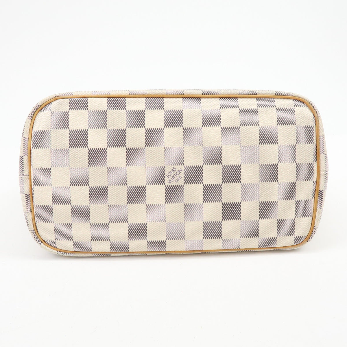Louis Vuitton Saleya Damier Beige Canvas Handbag (Pre-Owned)