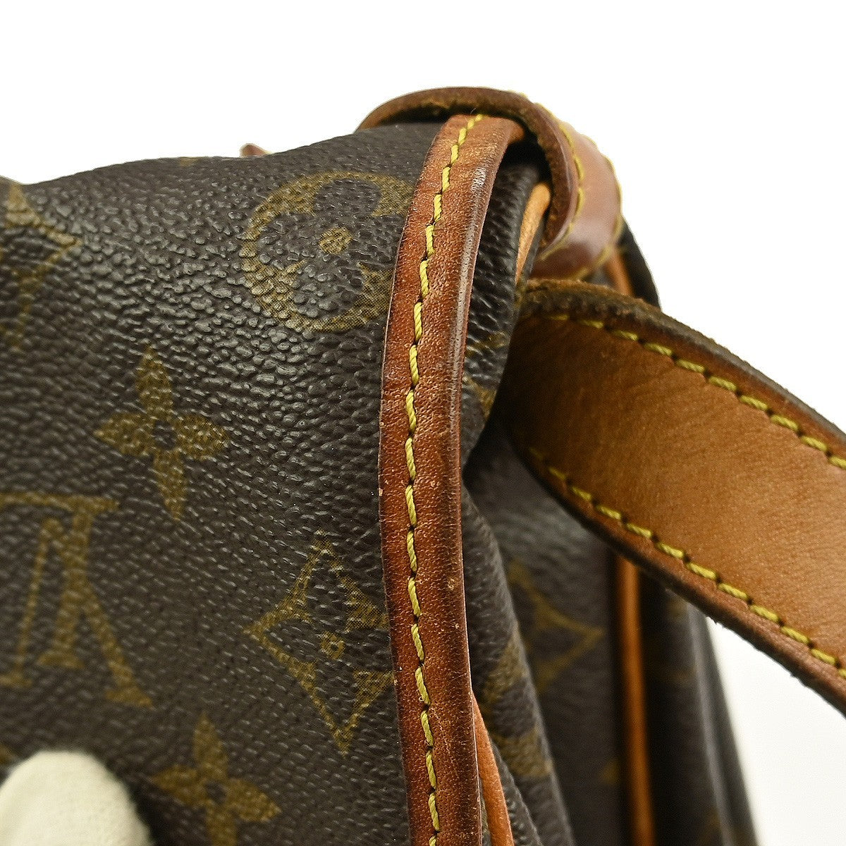 Louis Vuitton Saumur Monogram Canvas Brown Canvas Handbag (Pre-Owned)