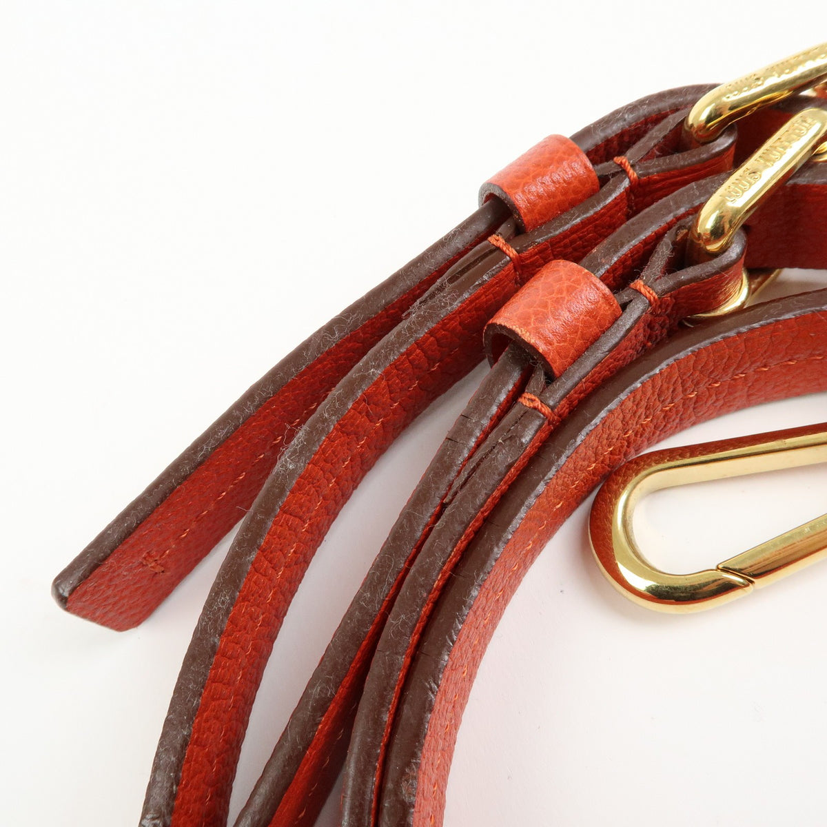 Louis Vuitton Speedy Bandouliere Monogram Empreinte Leather Orange Leather Handbag (Pre-Owned)