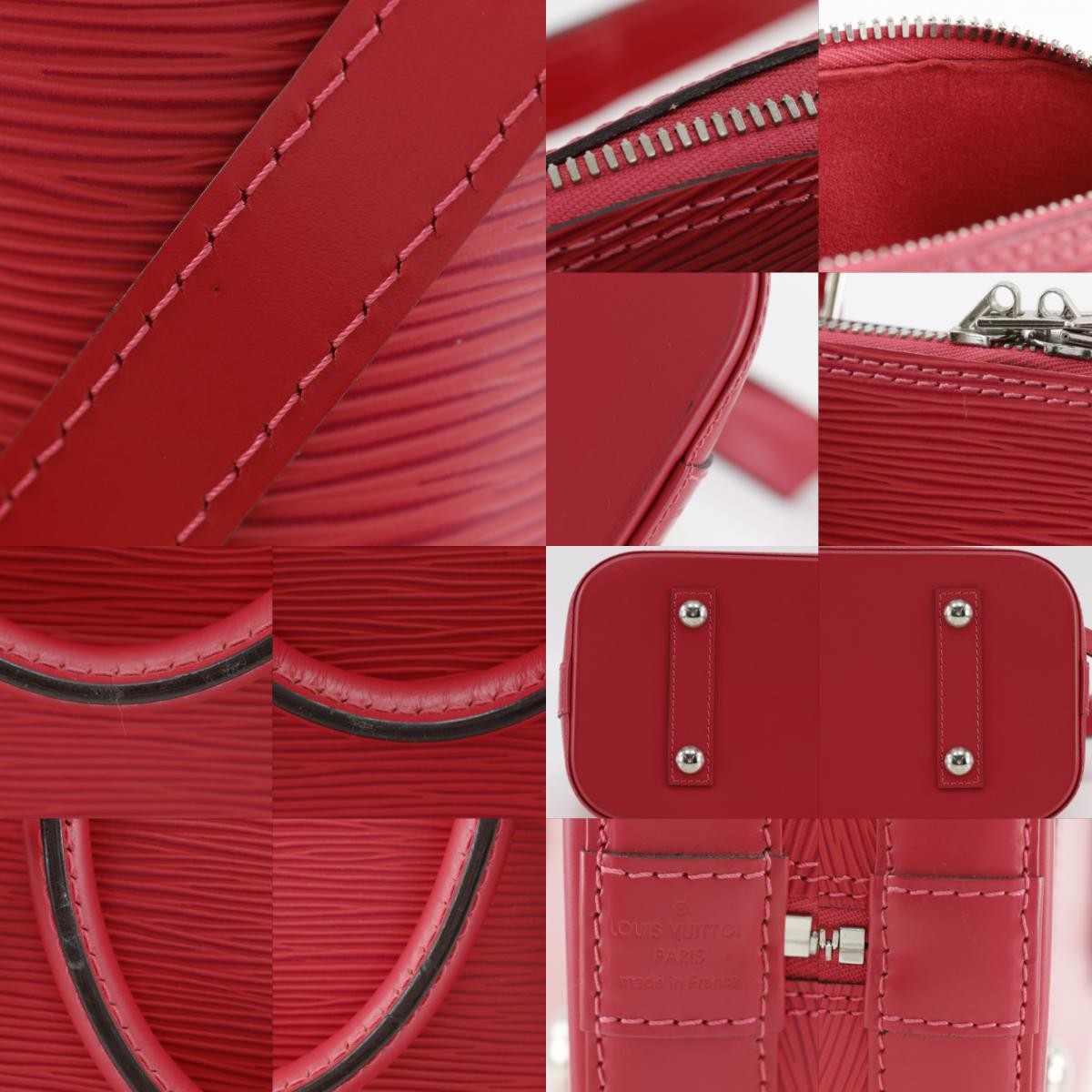 Louis Vuitton Alma Epi Red Leather Handbag (Pre-Owned)