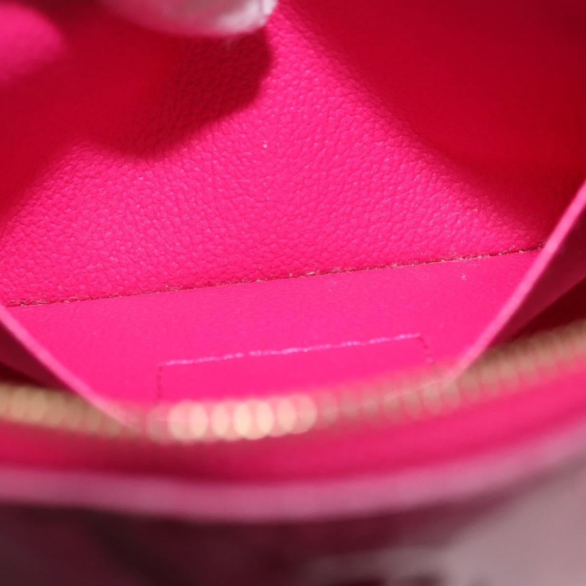 Louis Vuitton Cosmetic Case Limited Edition Monogram Vernis Ikat Pink Patent_Leather Toiletry Case Accessory (Pre-Owned)