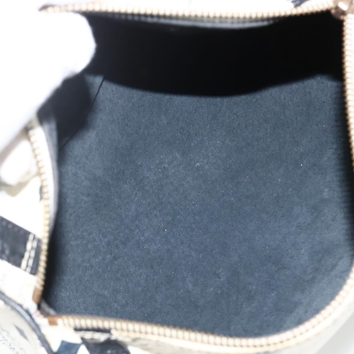 MCM Visetos Leather White Leather Shoulder Bag Bag (Pre-Owned)