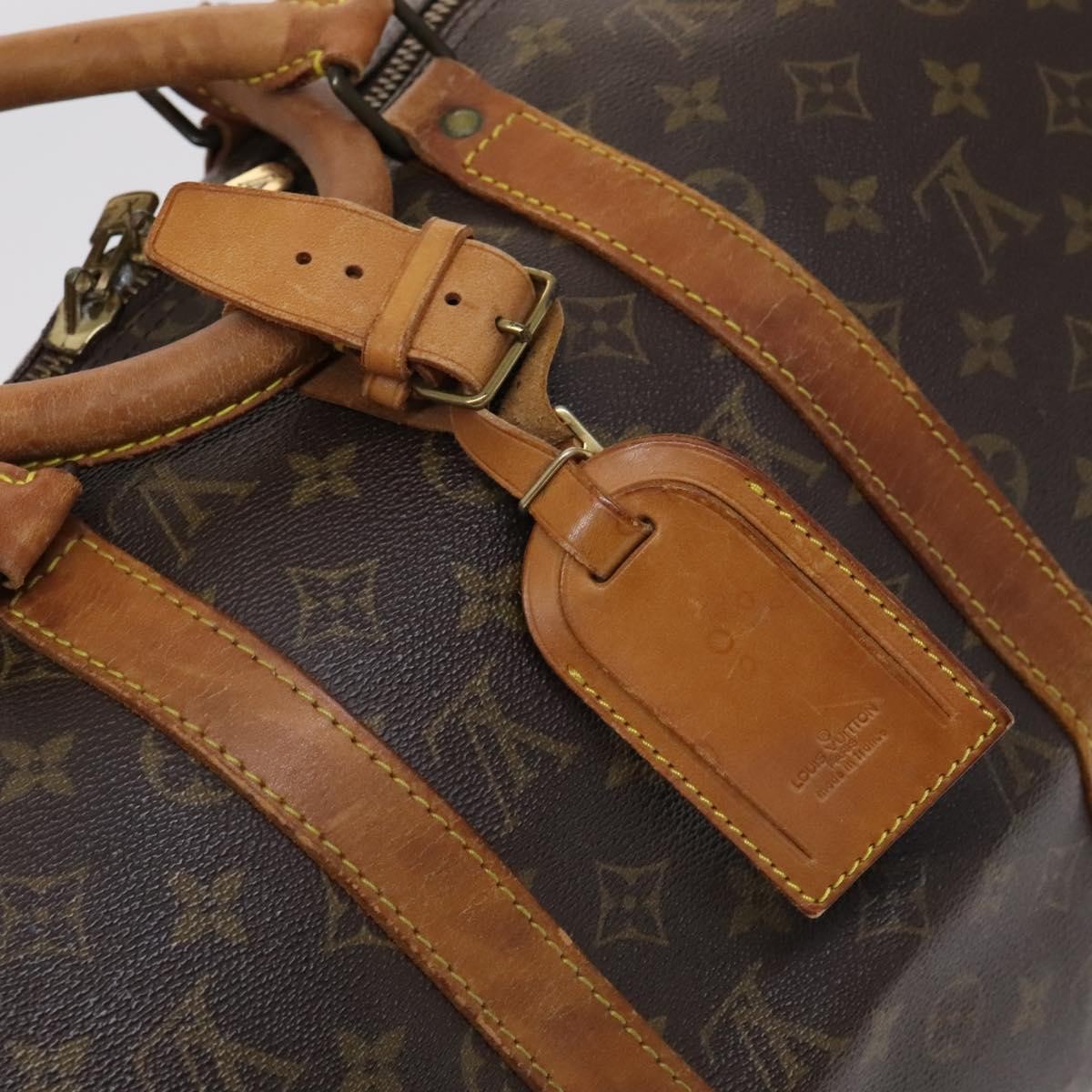 Louis Vuitton Keepall Monogram Canvas Brown Canvas Travel Bag Bag (Pre-Owned)