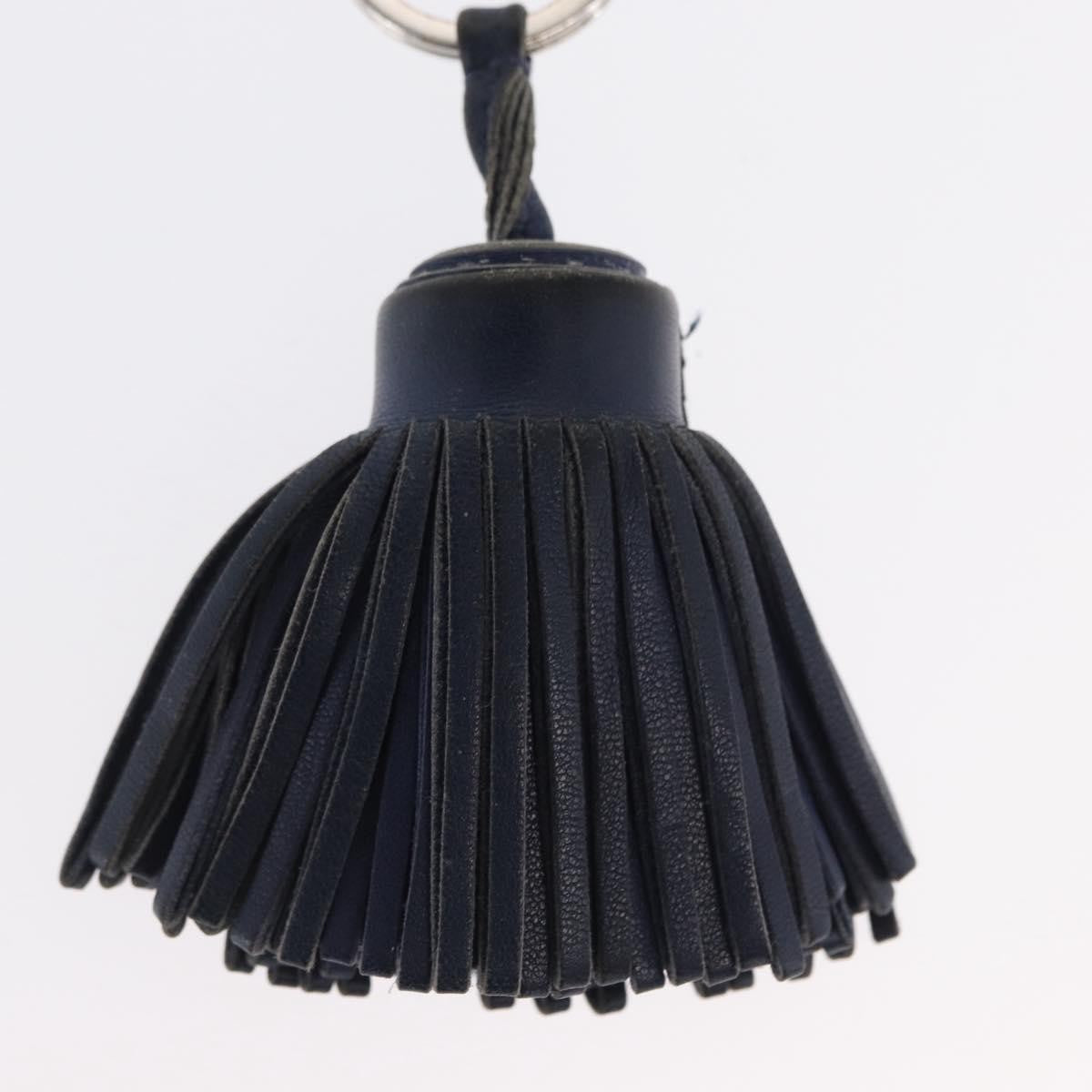 Hermes Carmen Keychain Leather Navy Leather Charms And Keychains Accessory (Pre-Owned)