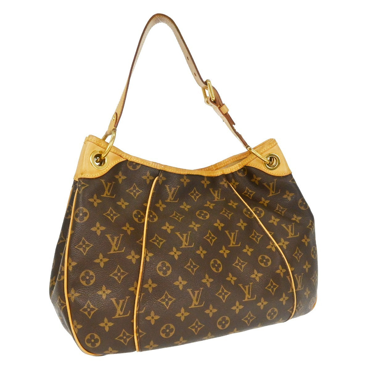 Louis Vuitton Galliera Monogram Canvas Brown Canvas Handbag (Pre-Owned)