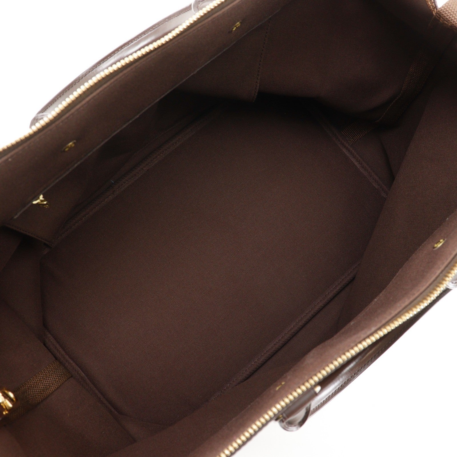 Louis Vuitton Greenwich Damier Ebene Brown Canvas Handbag (Pre-Owned)