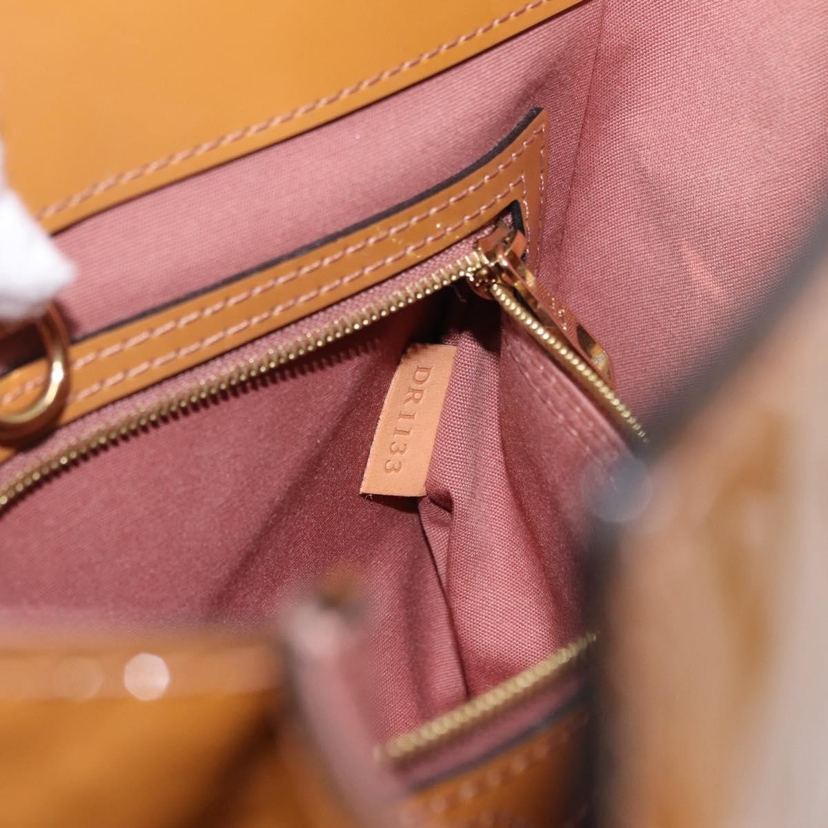 Louis Vuitton Catalina Monogram Vernis Brown Patent_Leather Handbag (Pre-Owned)