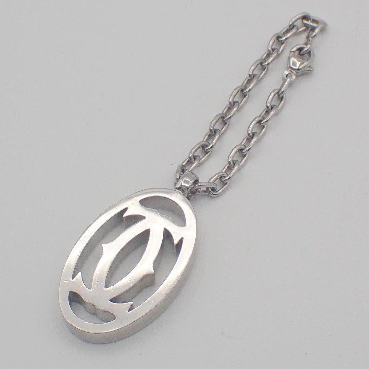 Cartier 2C Silver Silver Silver Charms And Keychains Accessory (Pre-Owned)