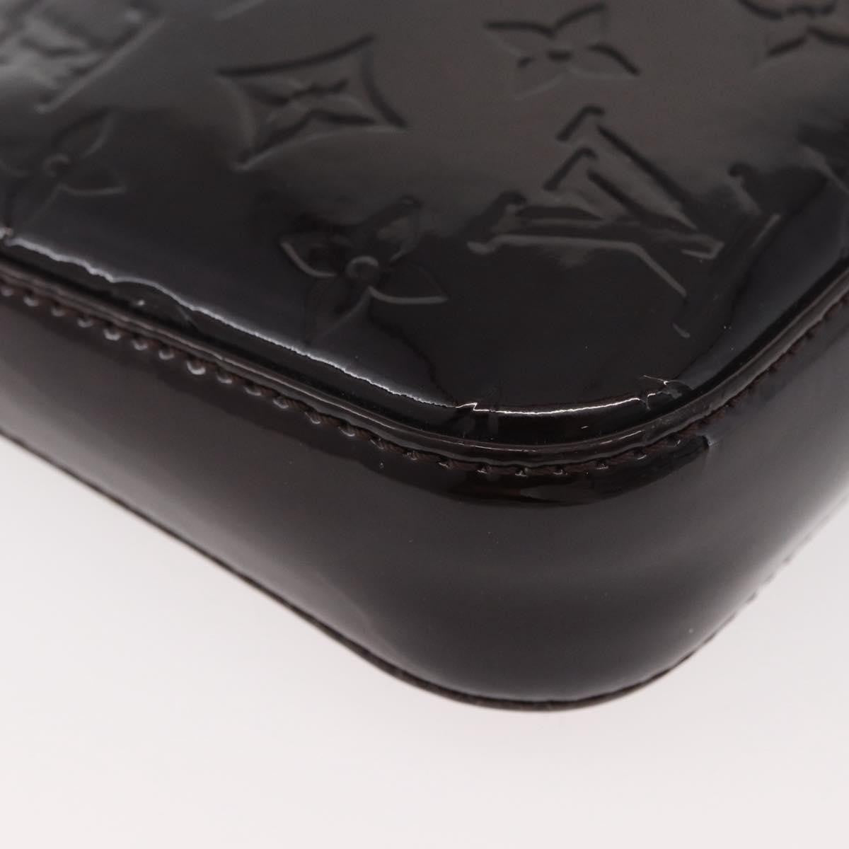 Louis Vuitton Lexington Pochette Monogram Vernis Brown Patent_Leather Clutche & Pouche Bag (Pre-Owned)