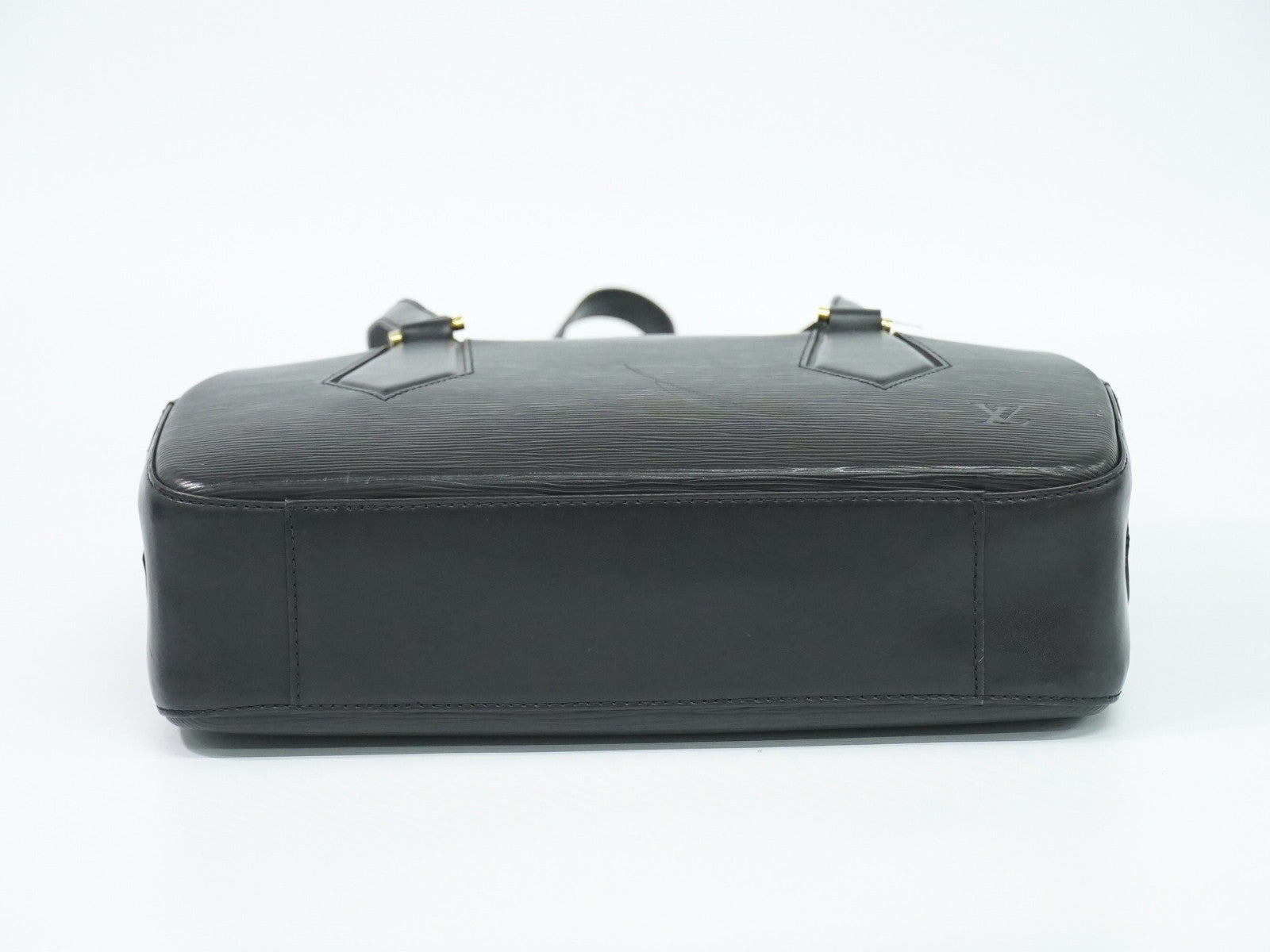 Louis Vuitton Voltaire Epi Leather Black Leather Shoulder Bag Bag (Pre-Owned)