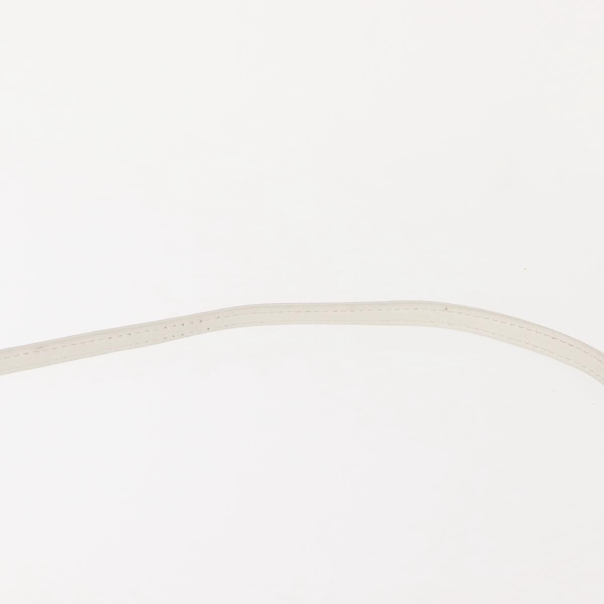 Celine Shoulder Leather White Leather Shoulder Bag Bag (Pre-Owned)