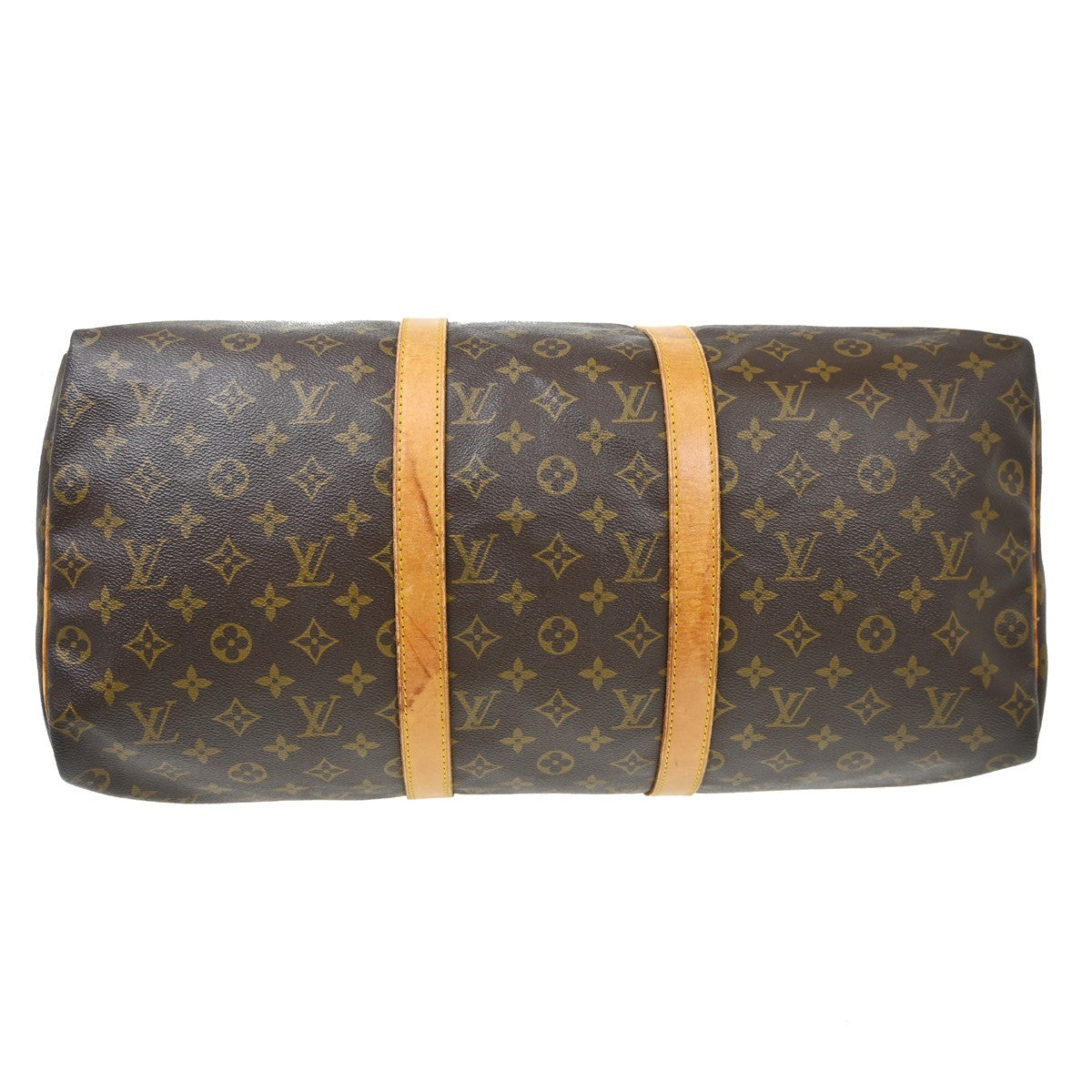 Louis Vuitton Keepall Monogram Canvas Brown Canvas Travel Bag Bag (Pre-Owned)