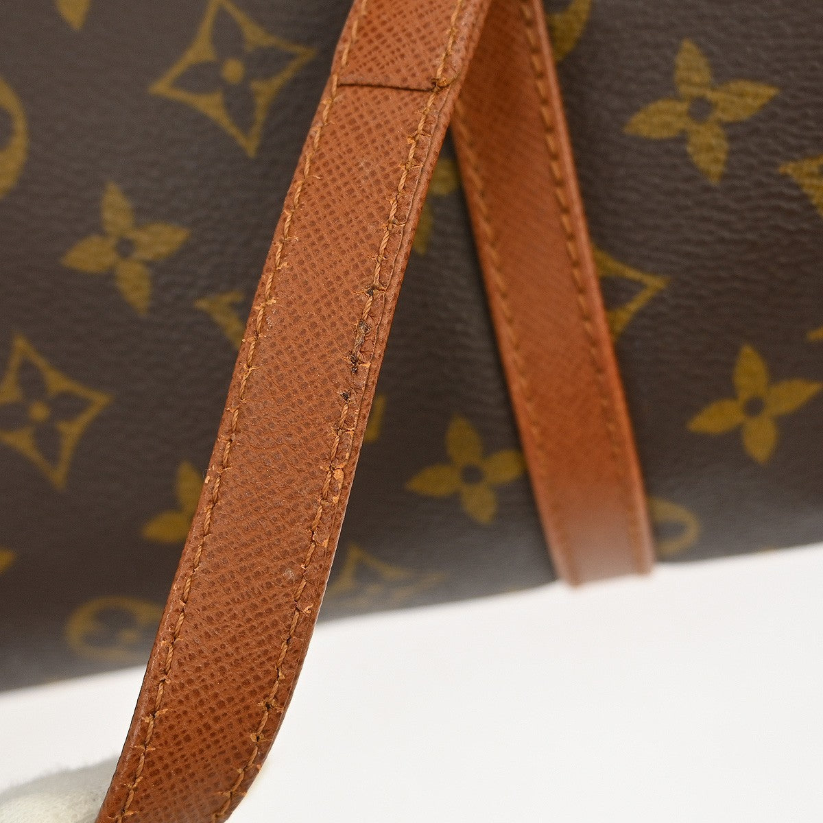 Louis Vuitton Papillon Monogram Canvas Brown Canvas Handbag (Pre-Owned)