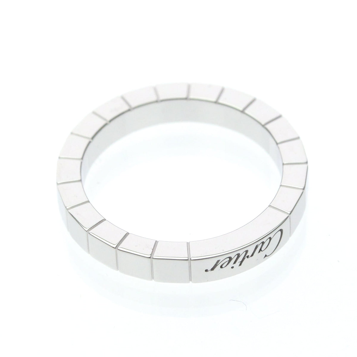 Cartier Lanieres 18K White Gold Gold White_Gold Ring Jewelry (Pre-Owned)