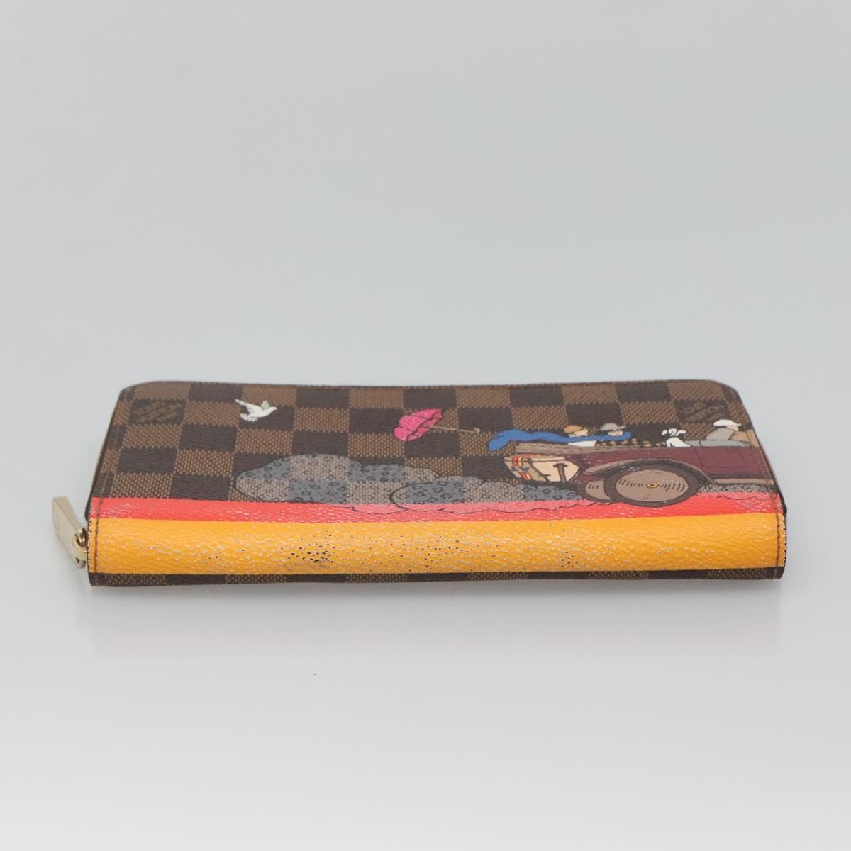 Louis Vuitton Zippy Wallet Nm Monogram Canvas Brown Canvas Wallets Accessory (Pre-Owned)