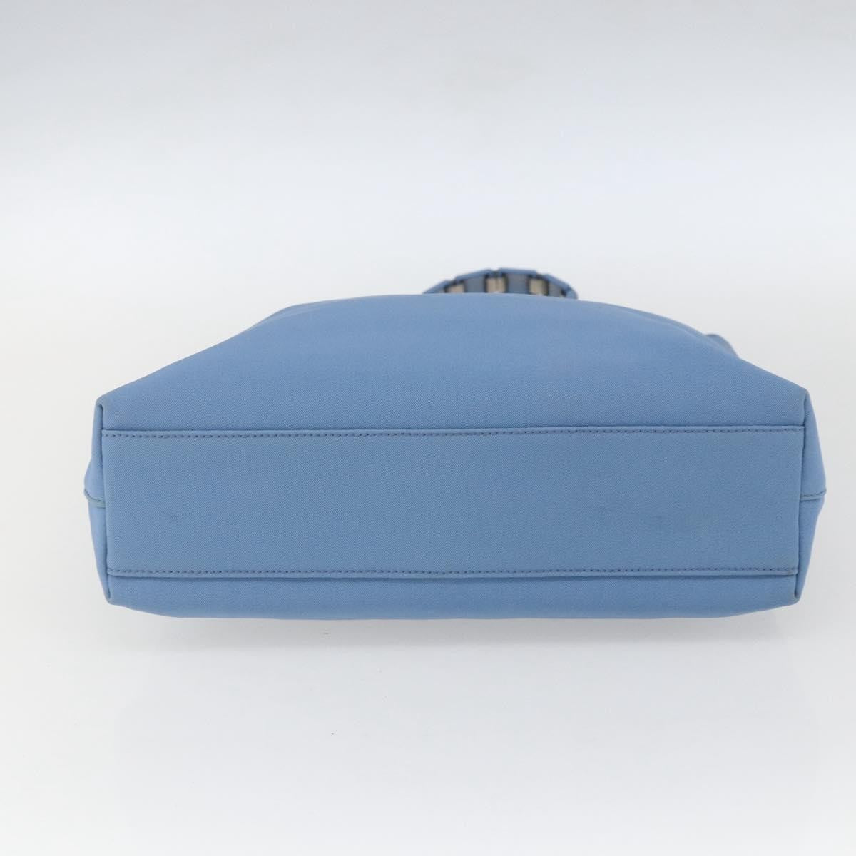 Salvatore Ferragamo Shoulder Nylon Blue Nylon Shoulder Bag Bag (Pre-Owned)