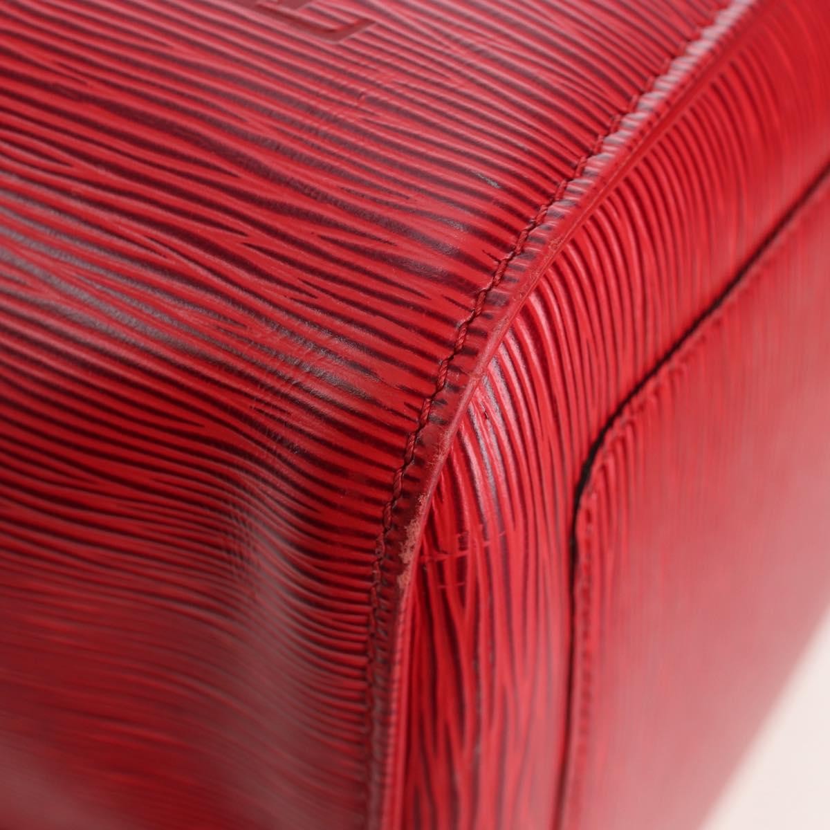 Louis Vuitton Keepall Epi Red Leather Travel Bag Bag (Pre-Owned)