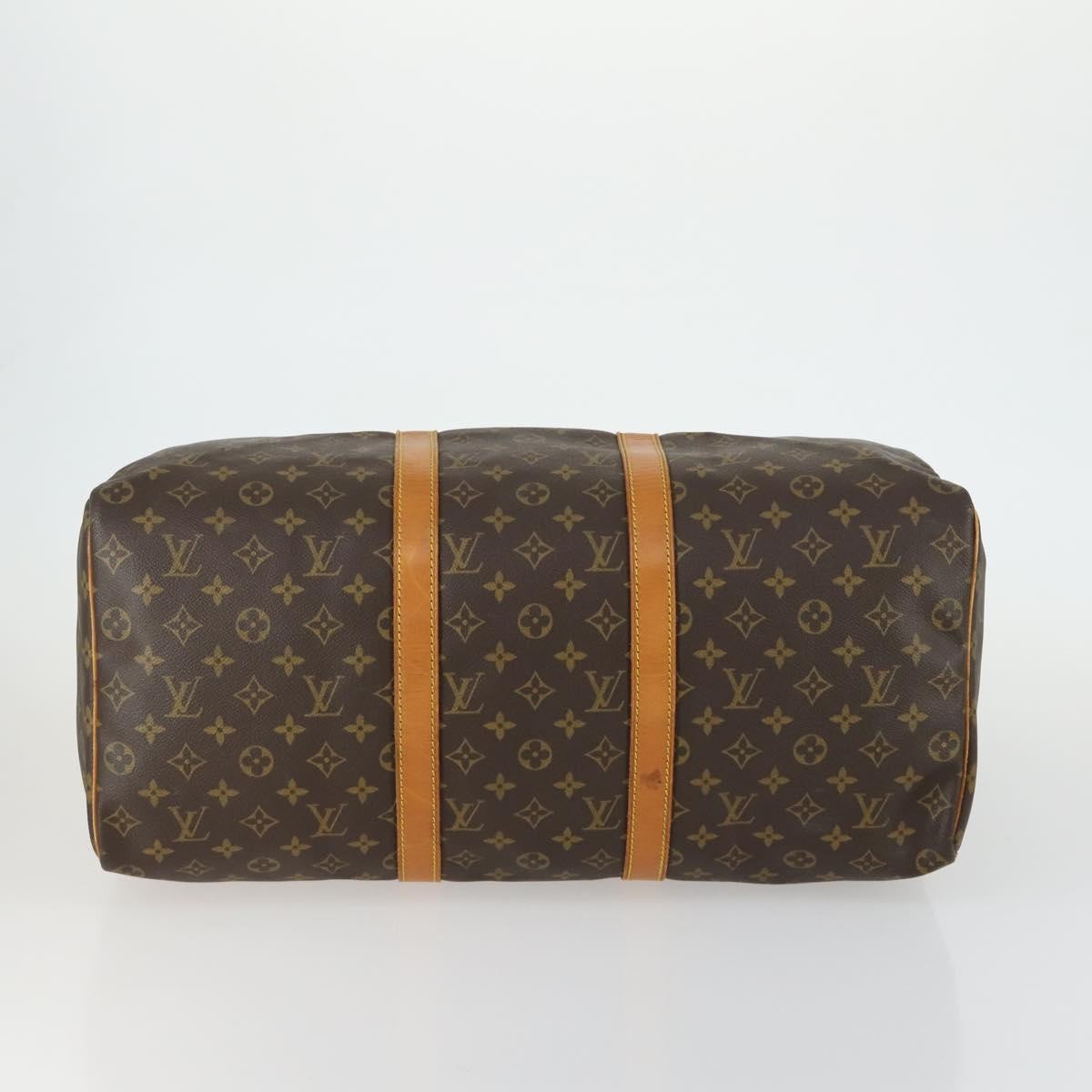 Louis Vuitton Keepall Monogram Canvas Brown Canvas Travel Bag Bag (Pre-Owned)