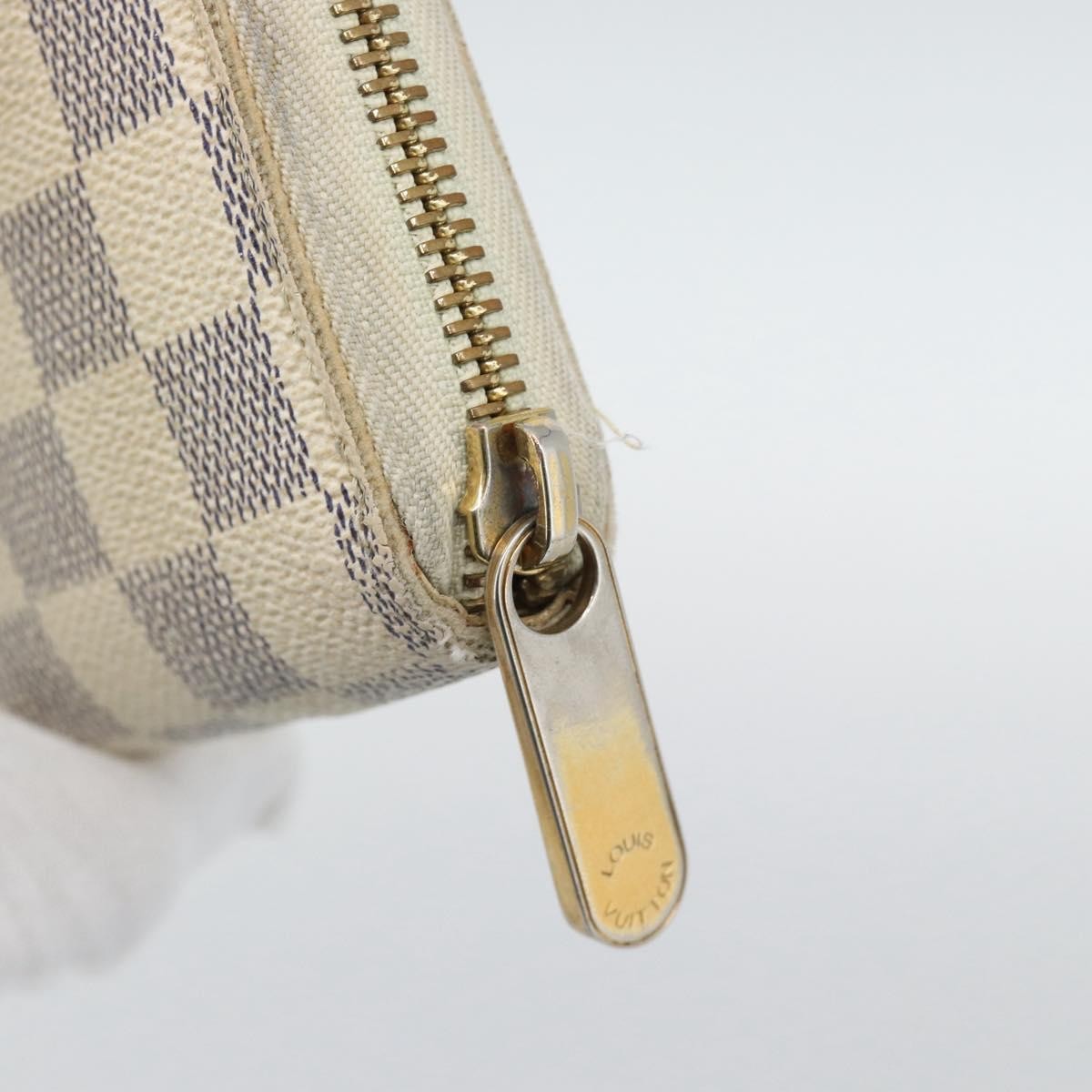 Louis Vuitton Zippy Organizer Damier Ebene Beige Canvas Wallets Accessory (Pre-Owned)
