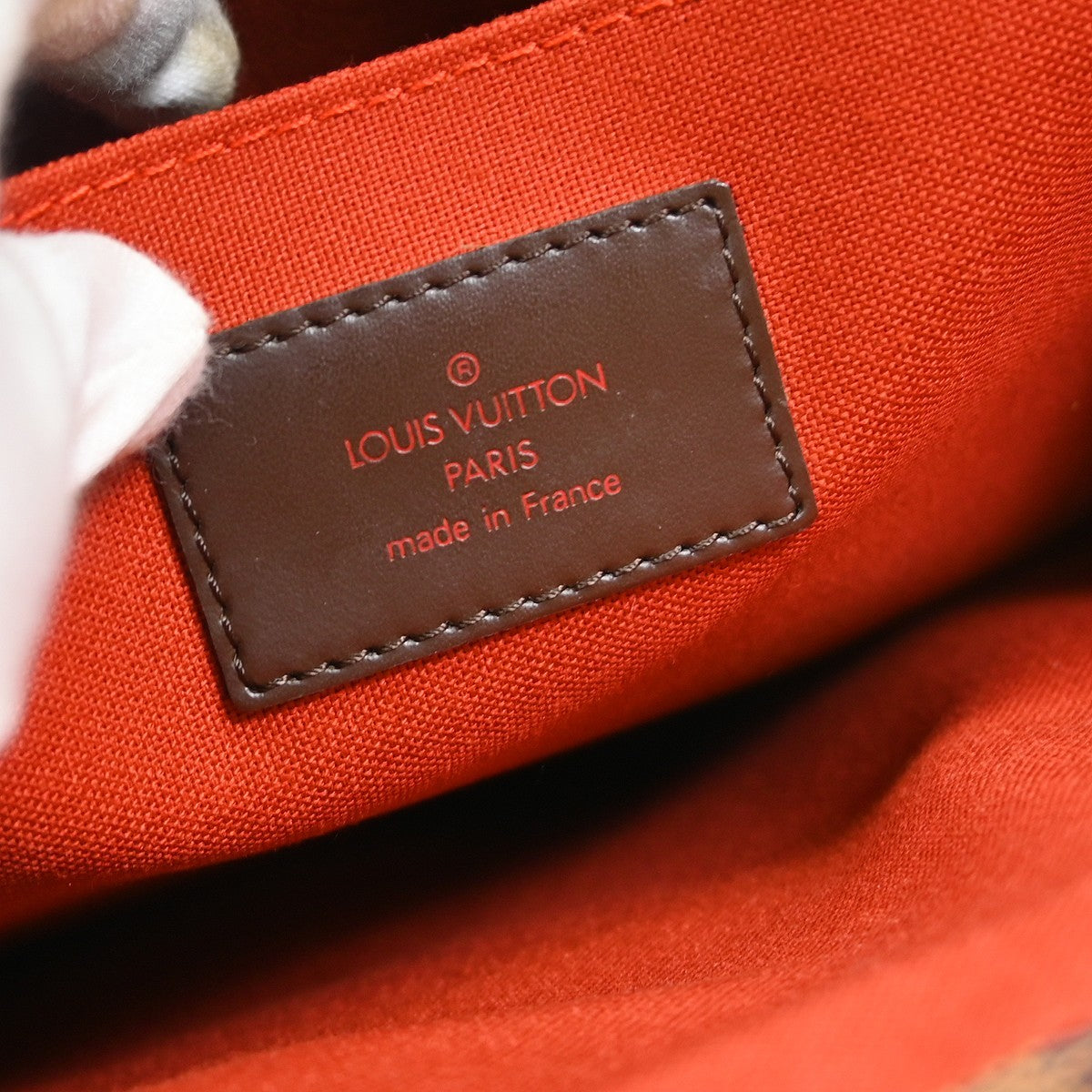 Louis Vuitton Clifton Damier Ebene Brown Canvas Tote Bag Bag (Pre-Owned)