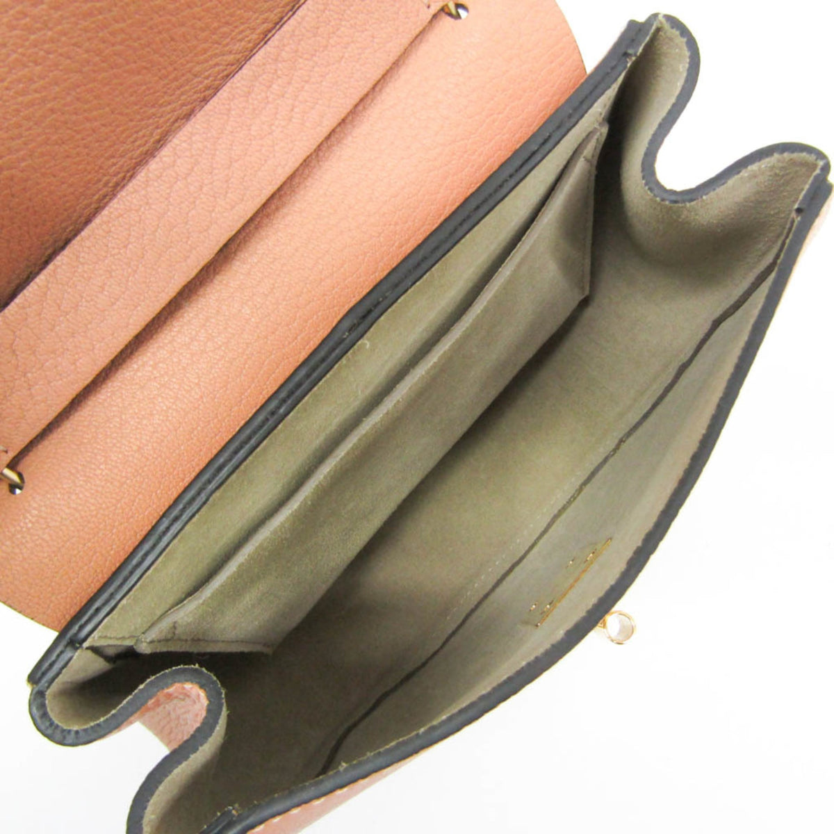 Chloe Drew Leather Orange Leather Crossbody Bag Bag (Pre-Owned)