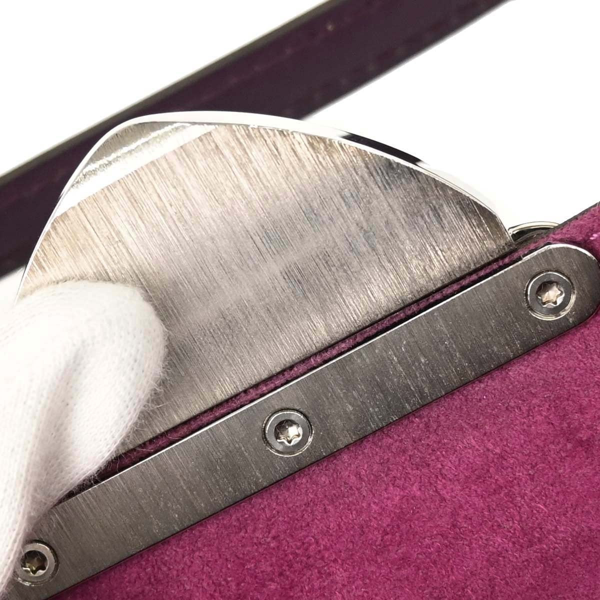 Louis Vuitton Montaigne Clutch Epi Leather Purple Leather Clutche & Pouche Bag (Pre-Owned)