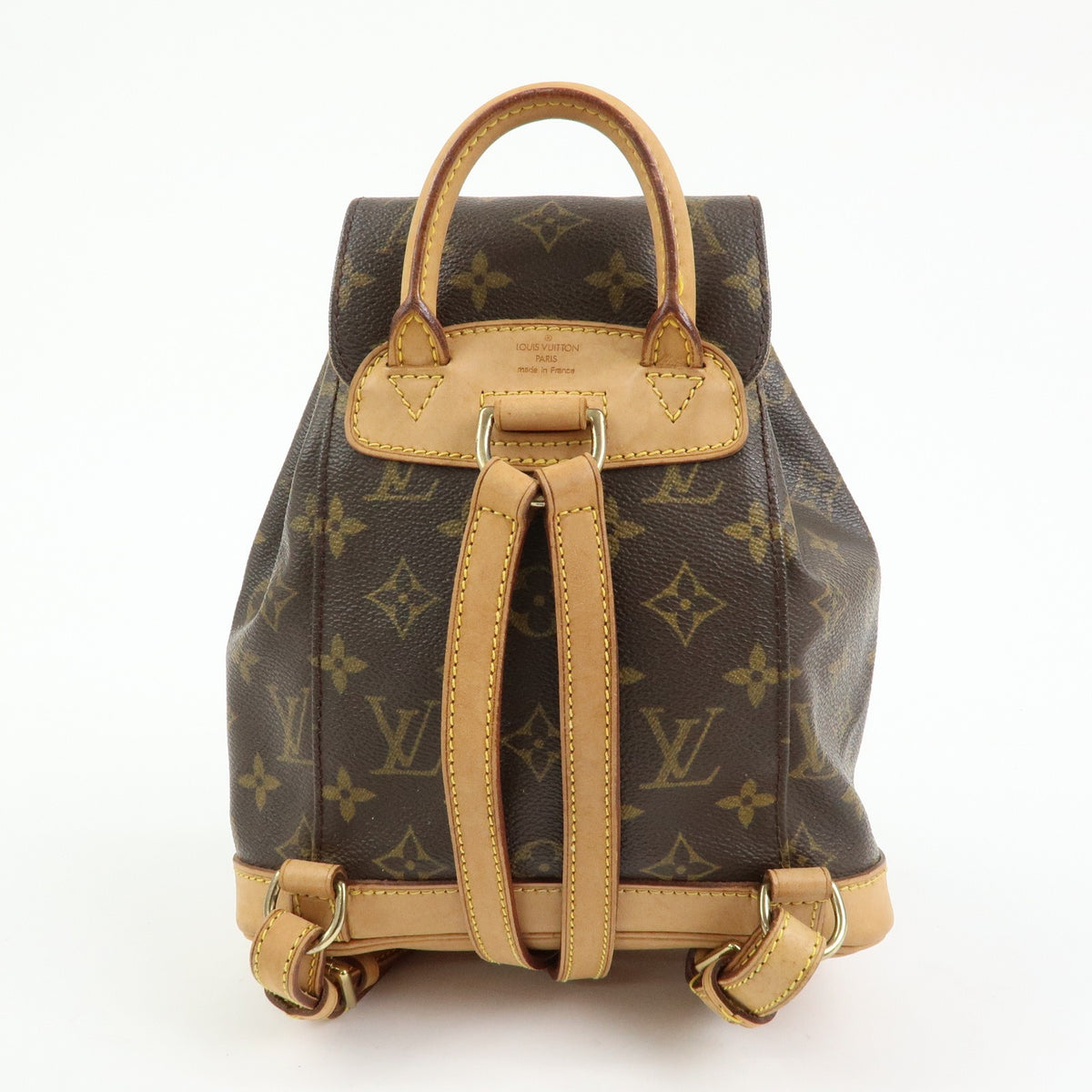 Louis Vuitton Vintage Montsouris Monogram Canvas Brown Canvas Backpack Bag (Pre-Owned)