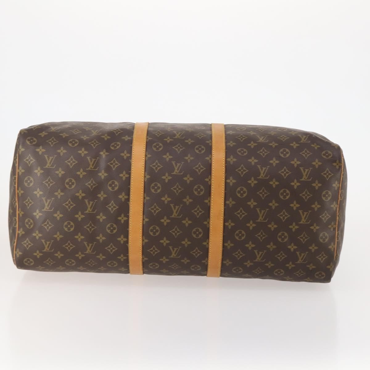 Louis Vuitton Keepall Monogram Canvas Brown Canvas Travel Bag Bag (Pre-Owned)