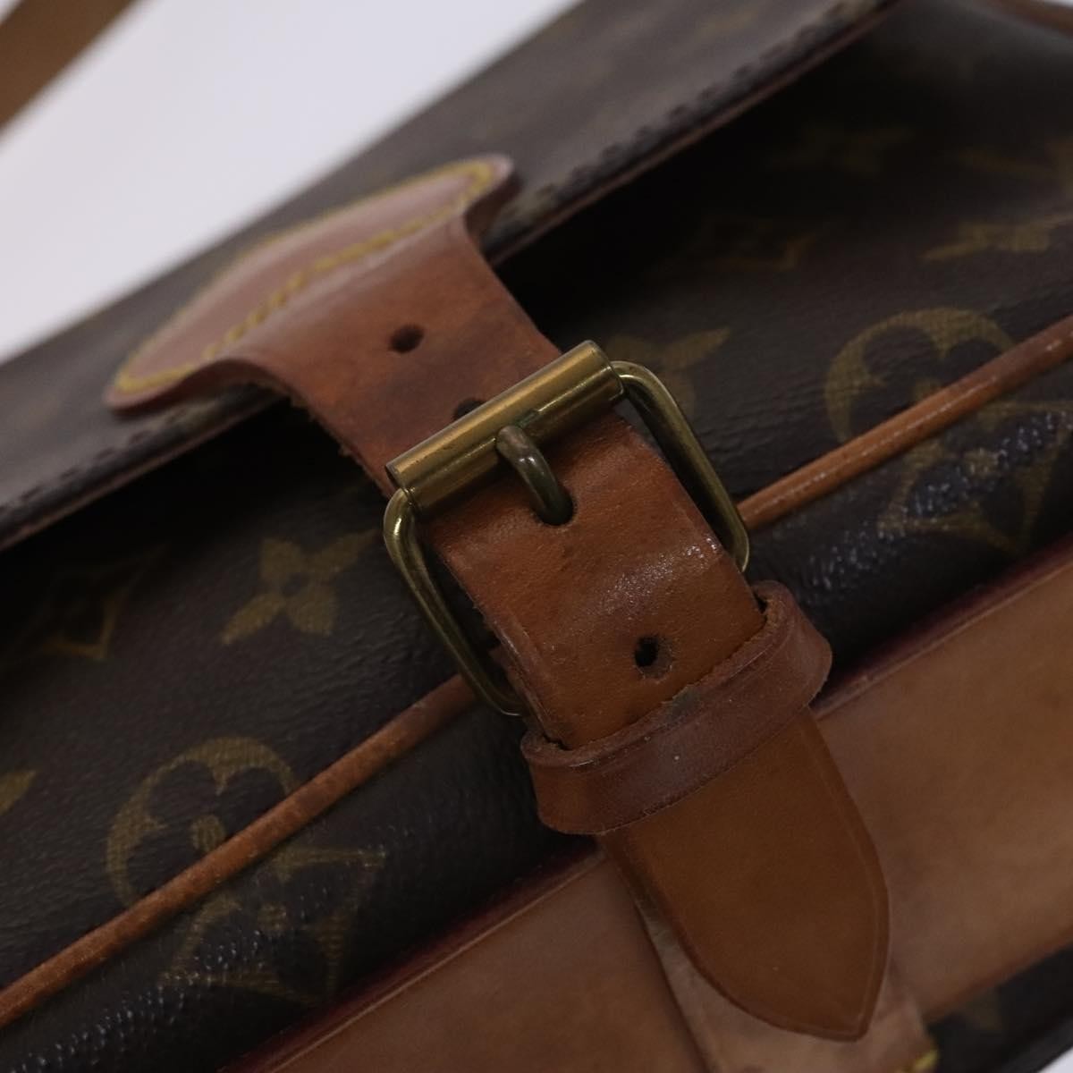 Louis Vuitton Cartouchiere Monogram Canvas Brown Canvas Shoulder Bag Bag (Pre-Owned)