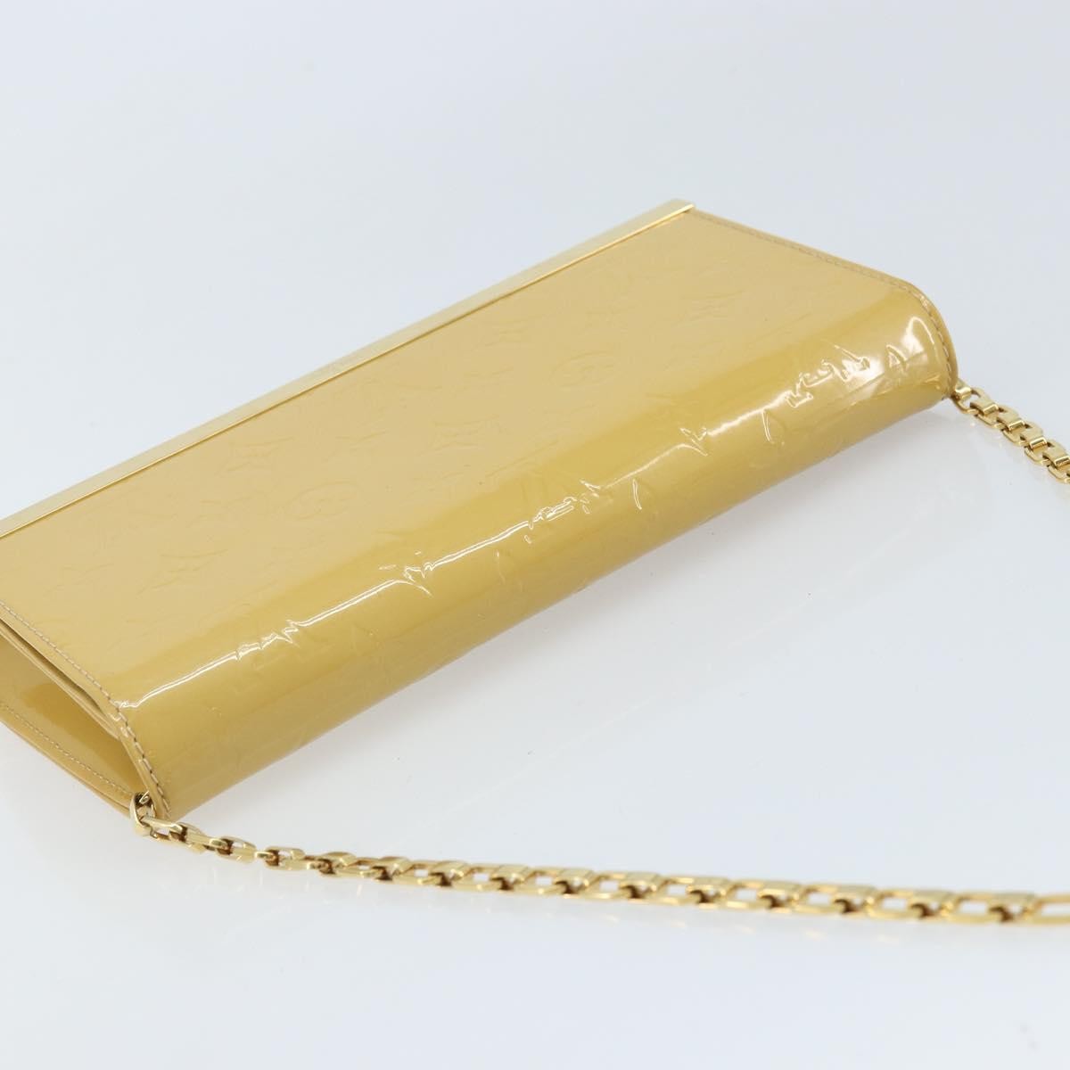 Louis Vuitton Ana Monogram Vernis Yellow Patent_Leather Handbag (Pre-Owned)