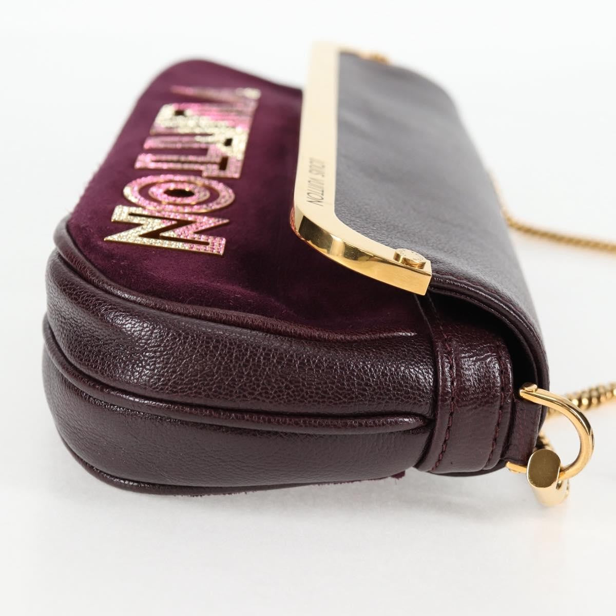 Louis Vuitton Avant Garde Pochette Leather With Suede Brown Leather Bag (Pre-Owned)