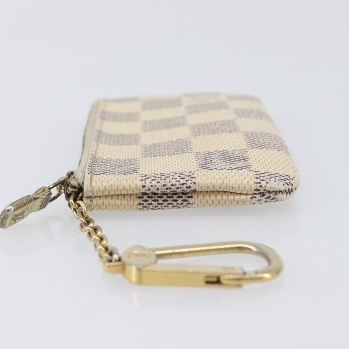 Louis Vuitton Pochette Clés Nm Damier Canvas Beige Canvas Wallets Accessory (Pre-Owned)