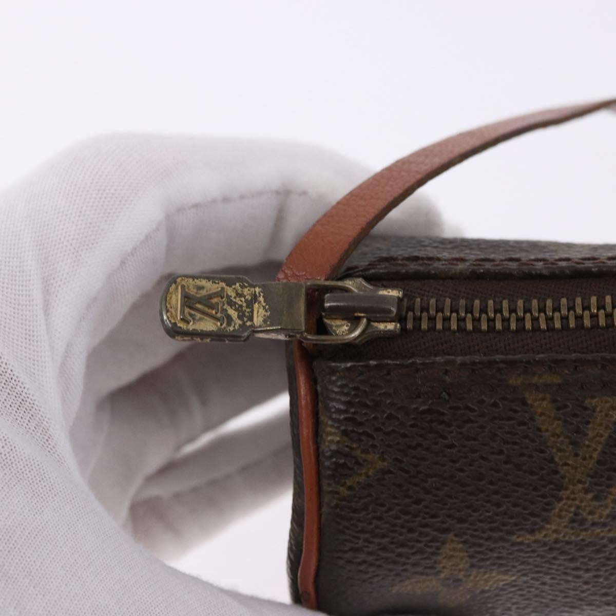 Louis Vuitton Papillon Pochette Monogram Canvas Brown Canvas Clutche & Pouche Bag (Pre-Owned)