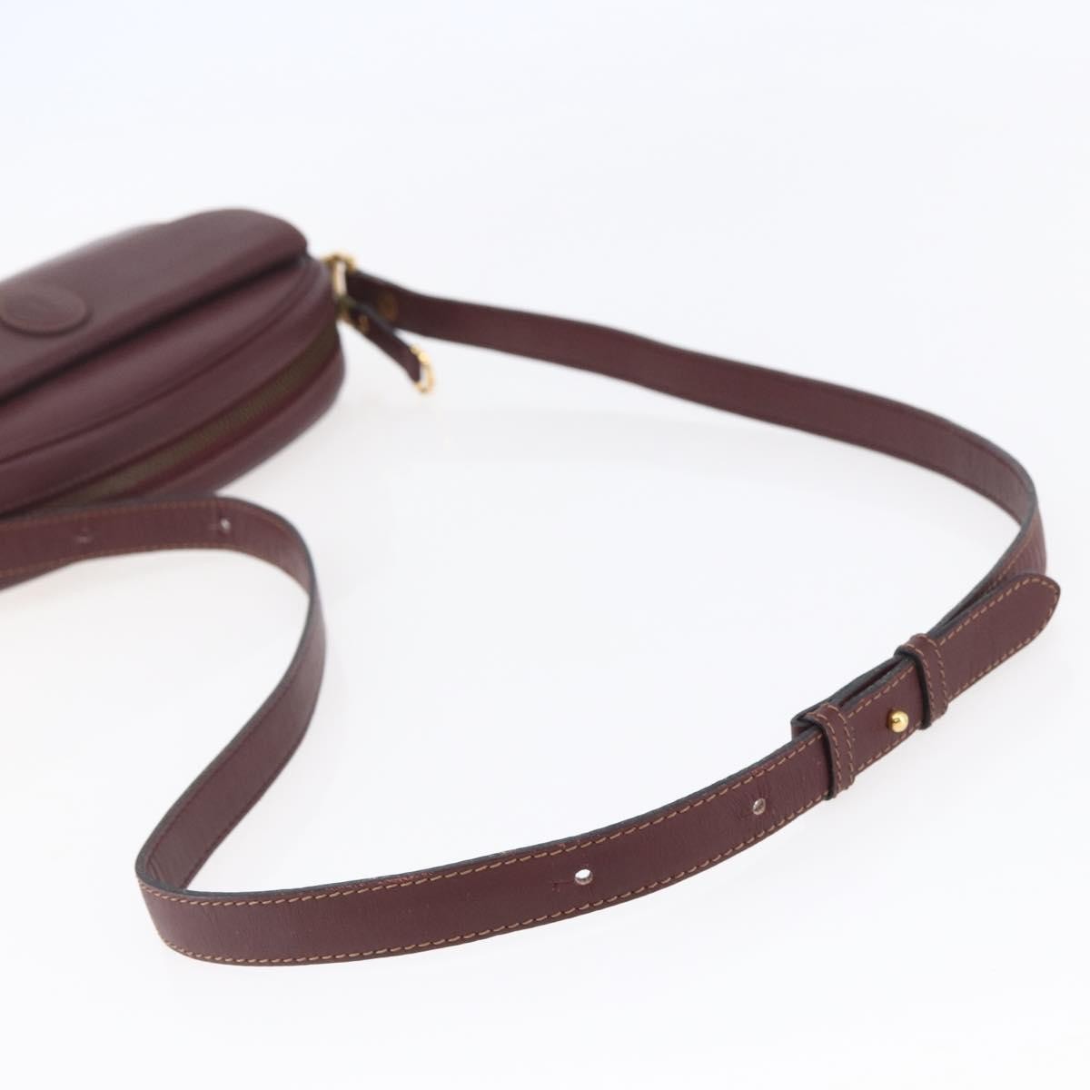 Cartier Must De Cartier Leather Burgundy Leather Bag (Pre-Owned)