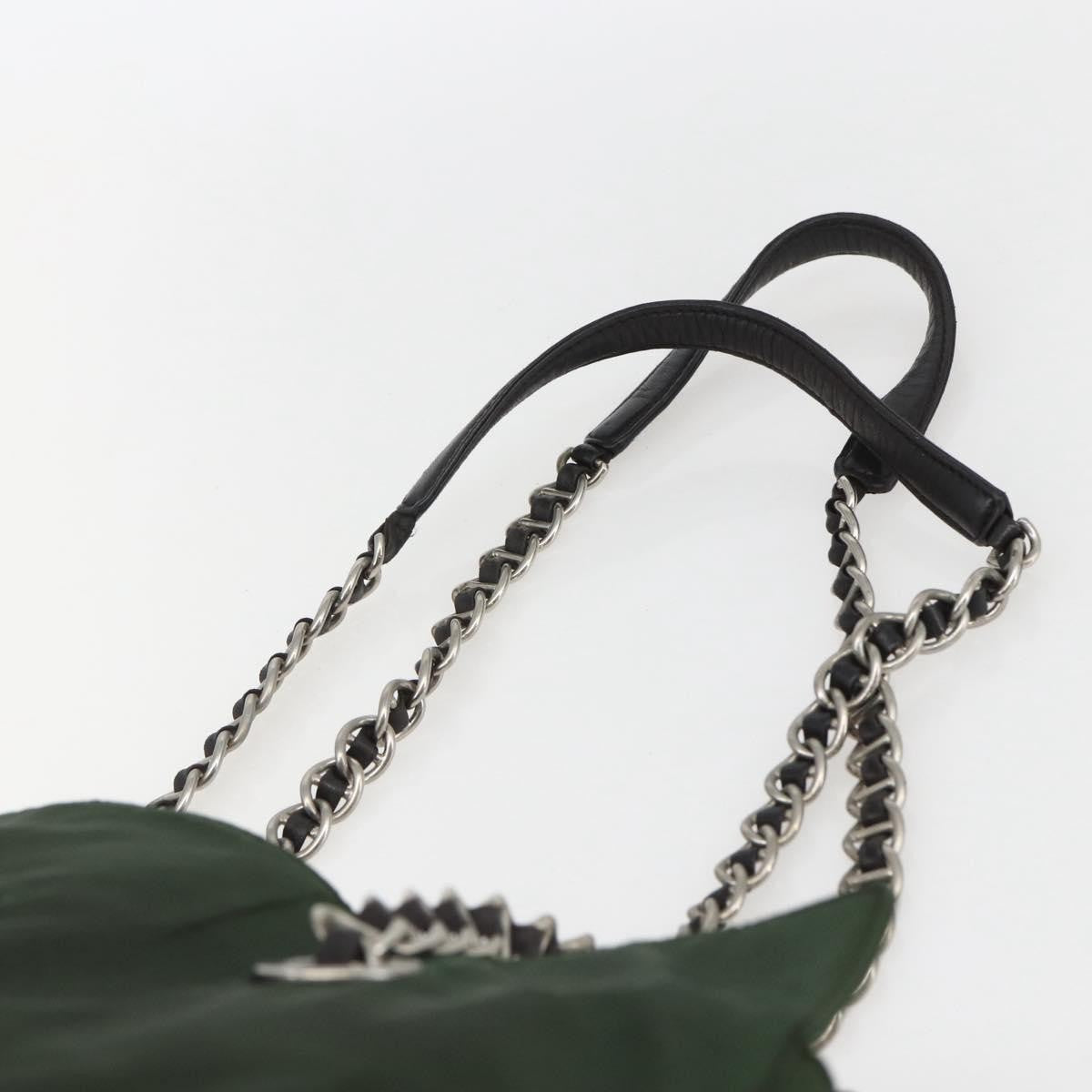 Prada Re-Edition 1995 Chain Quilted Re-Nylon Khaki Nylon Tote Bag Bag (Pre-Owned)