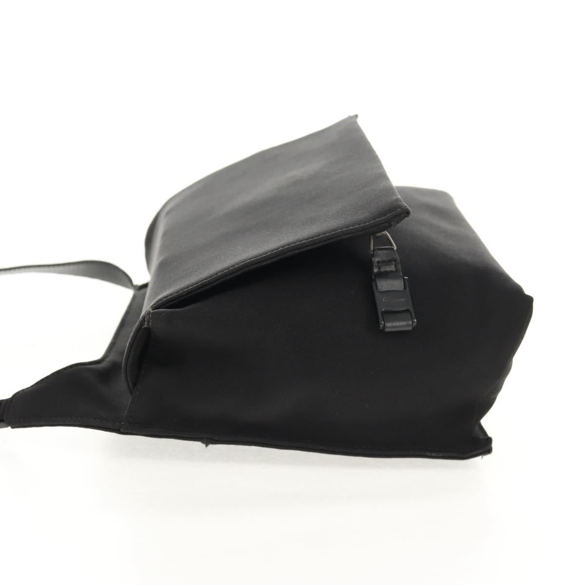 Salvatore Ferragamo Vintage Nylon Black Nylon Shoulder Bag Bag (Pre-Owned)